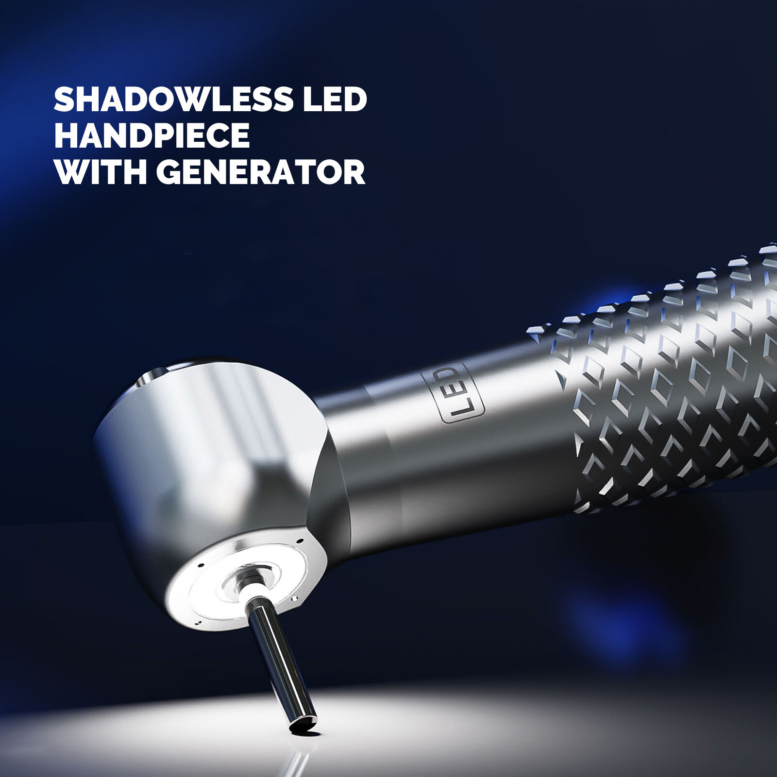 COXO High Speed Handpiece 4-Hole LED CX207 Dental Air Turbine Generator Spray