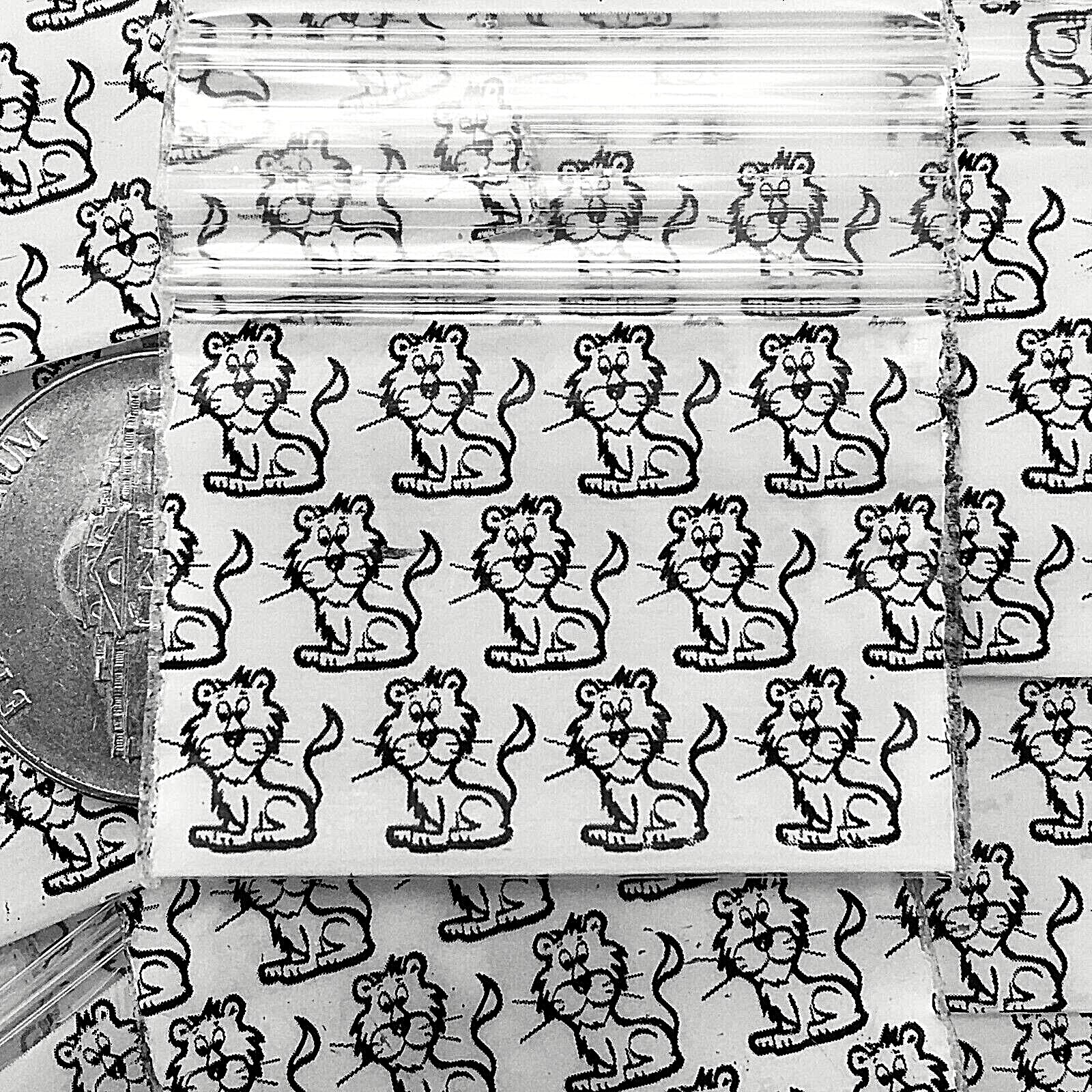 2 MIL 1510 BAGGIES ZIP DESIGN BAGS 1000PCS 1.5″ X 1″ CHOOSE DESIGN, READ DETAILS