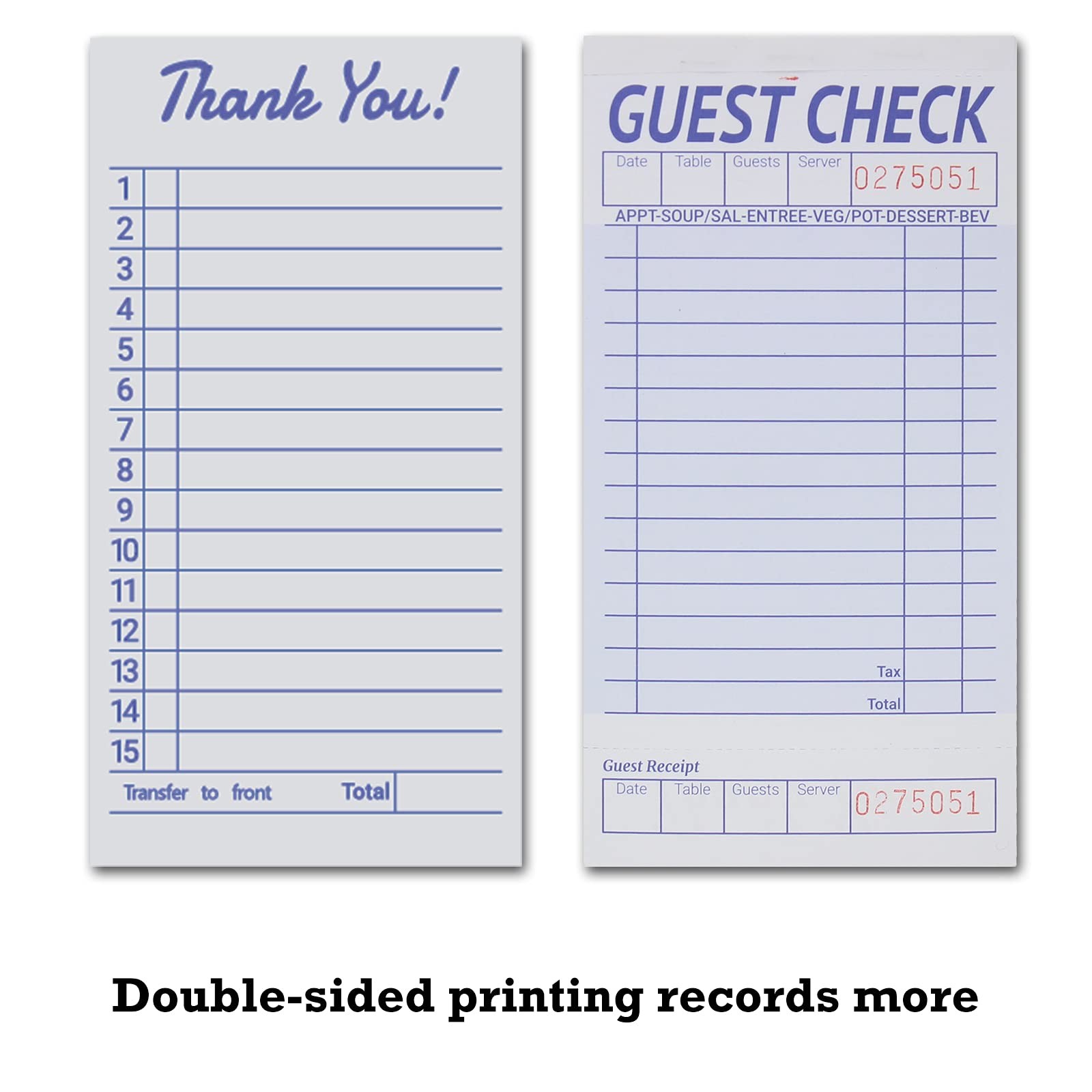 24 Pack Guest Check Book Board/Pads Server Note Pads and Waitress Order Pads …