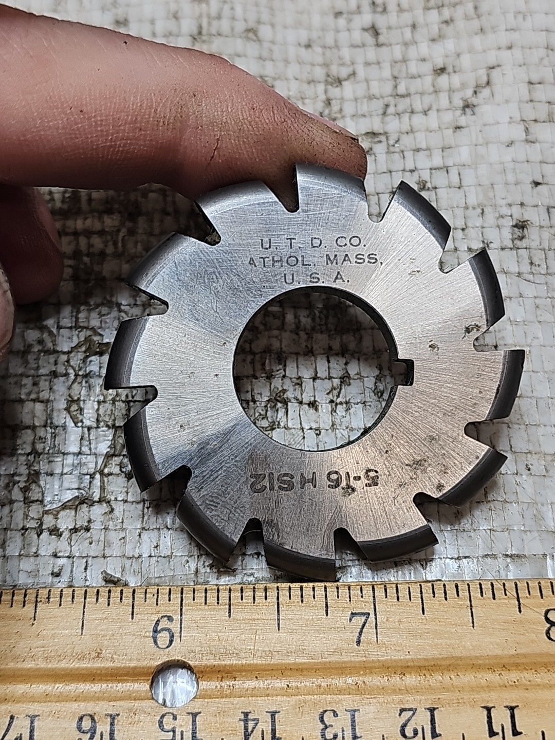 UNION TOOL 2.25″ x 5/16″ x 7/8″ CONVEX 5/16 DIA Side Milling Cutter HSS