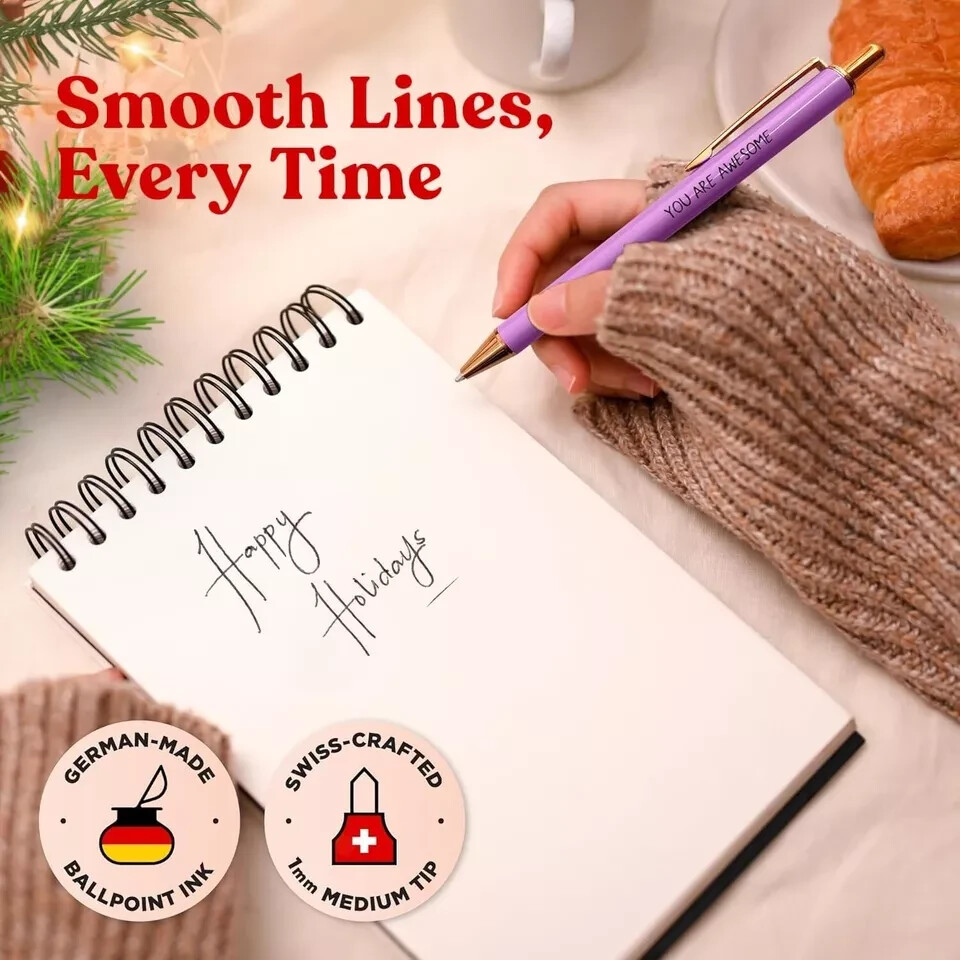 MESMOS 3PC FANCY PEN SET FOR WOMEN, THANK YOU GIFTS FOR WOMEN, TEACHER PENS