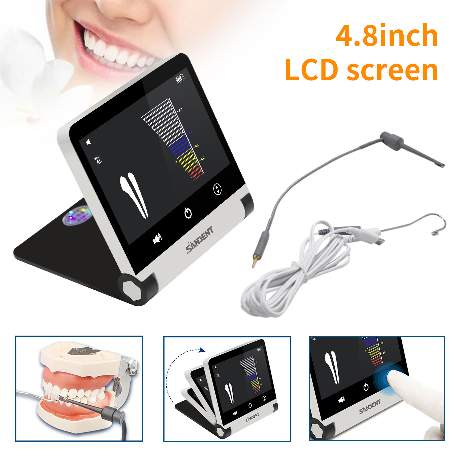 Woodpecker Style Dental Endo Apex Locator Endodontic Root Canal Finder Measure