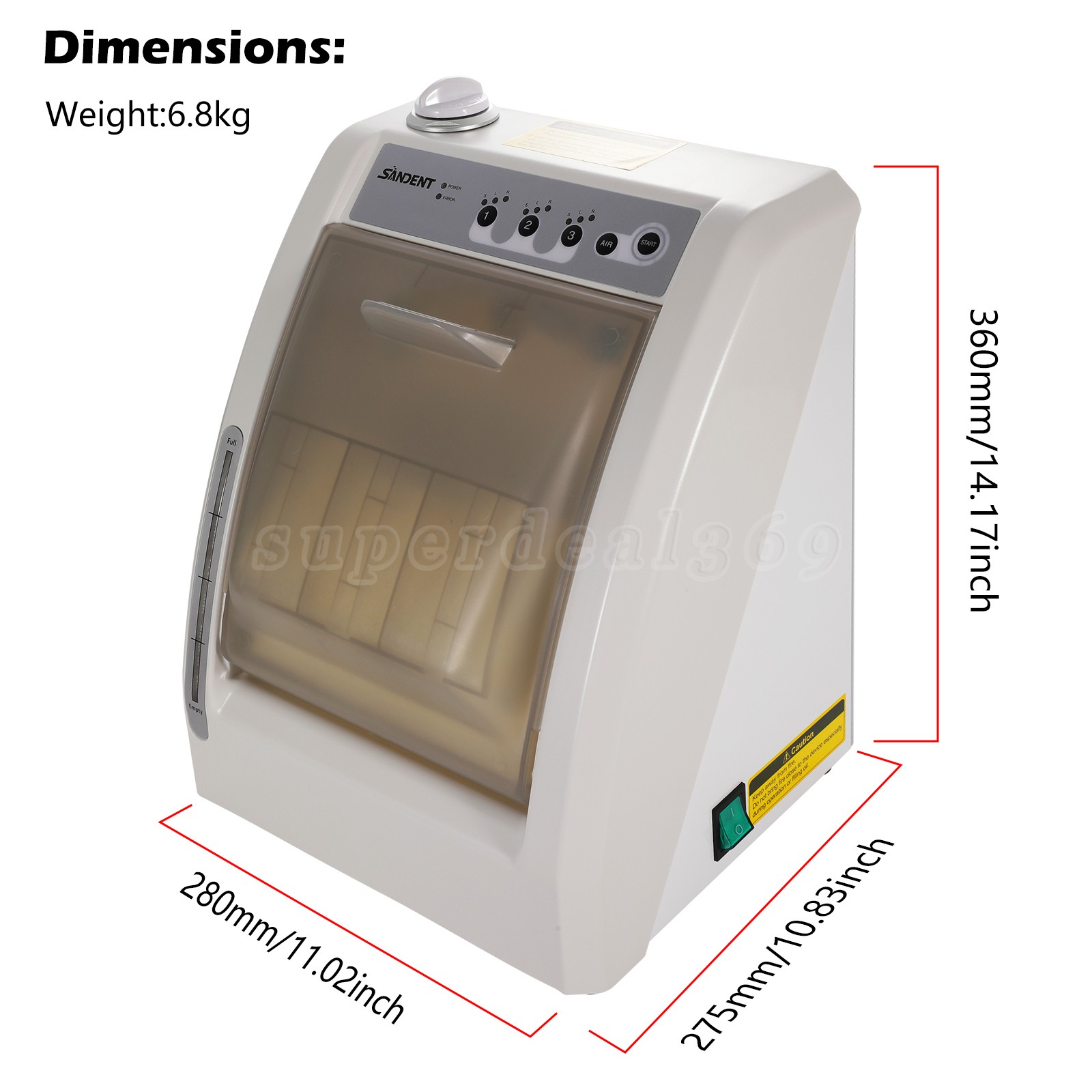 Dental Handpiece Cleaning & Lubricating Machine High Low Speed Lubricating Oil
