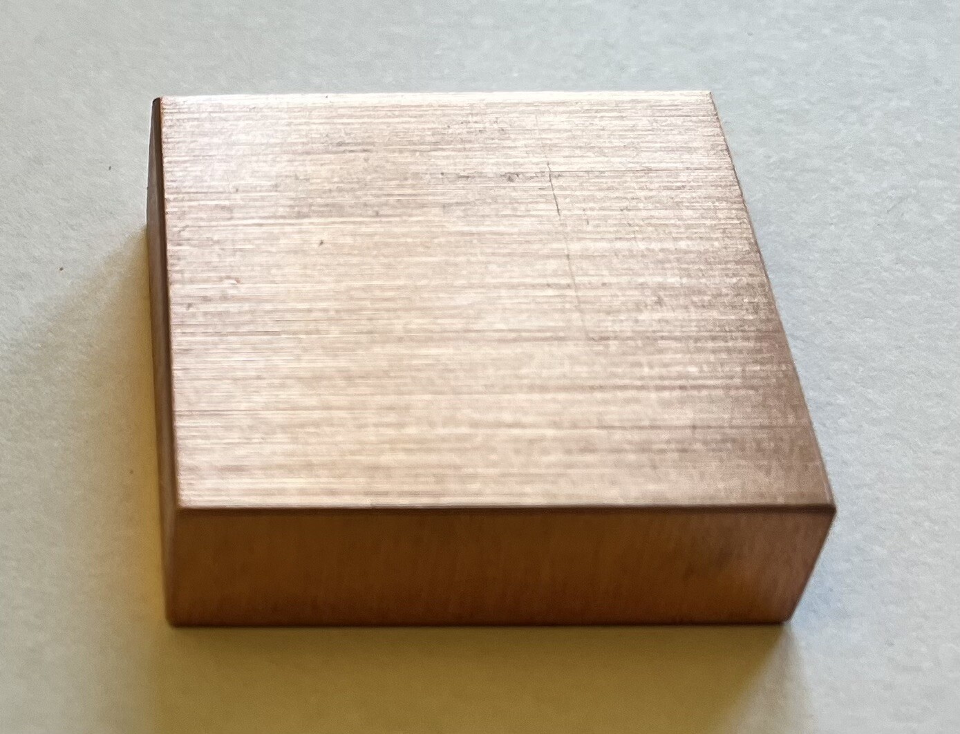 3/8” COPPER 110 PLATE 1-1/4” X 1-1/4”??.375” CU110 FLAT BAR 9.5mm SHEET??USA