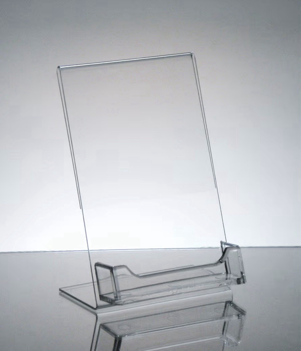 Dazzling Displays 10 Acrylic 6″ x 4″ Slanted Sign Holders