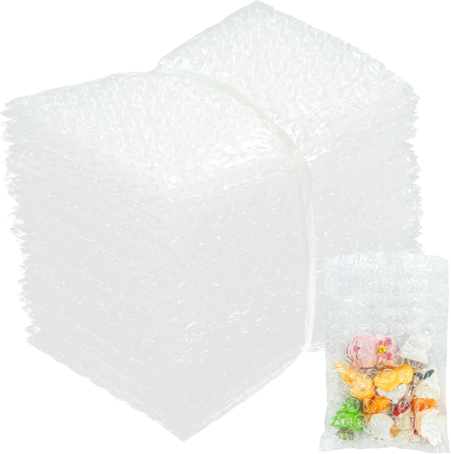 50 Pack 4×6 Clear Bubble Mailer Bags Cushion Wrap Pouches Shipping Protection