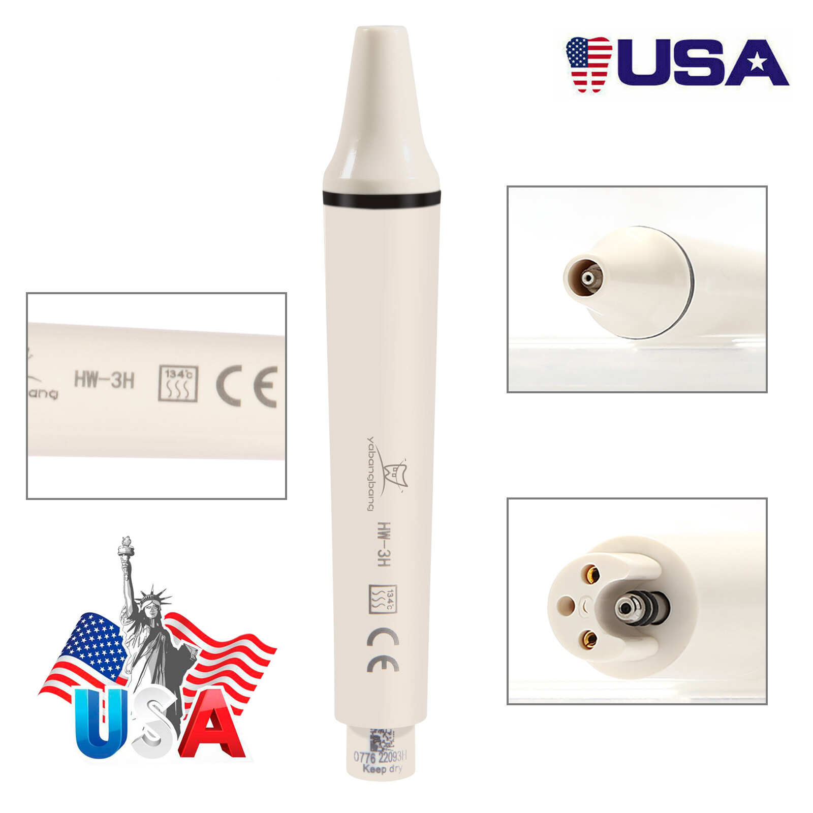 Dental Detachable Ultrasonic Piezo Scaler Handpiece fit EMS Woodpecker HW-3H