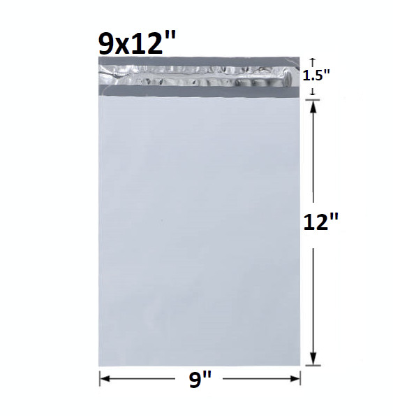 Poly Mailers Shipping Bags Envelopes Packaging Premium White Bags 2.5 MIL ✔✔✔