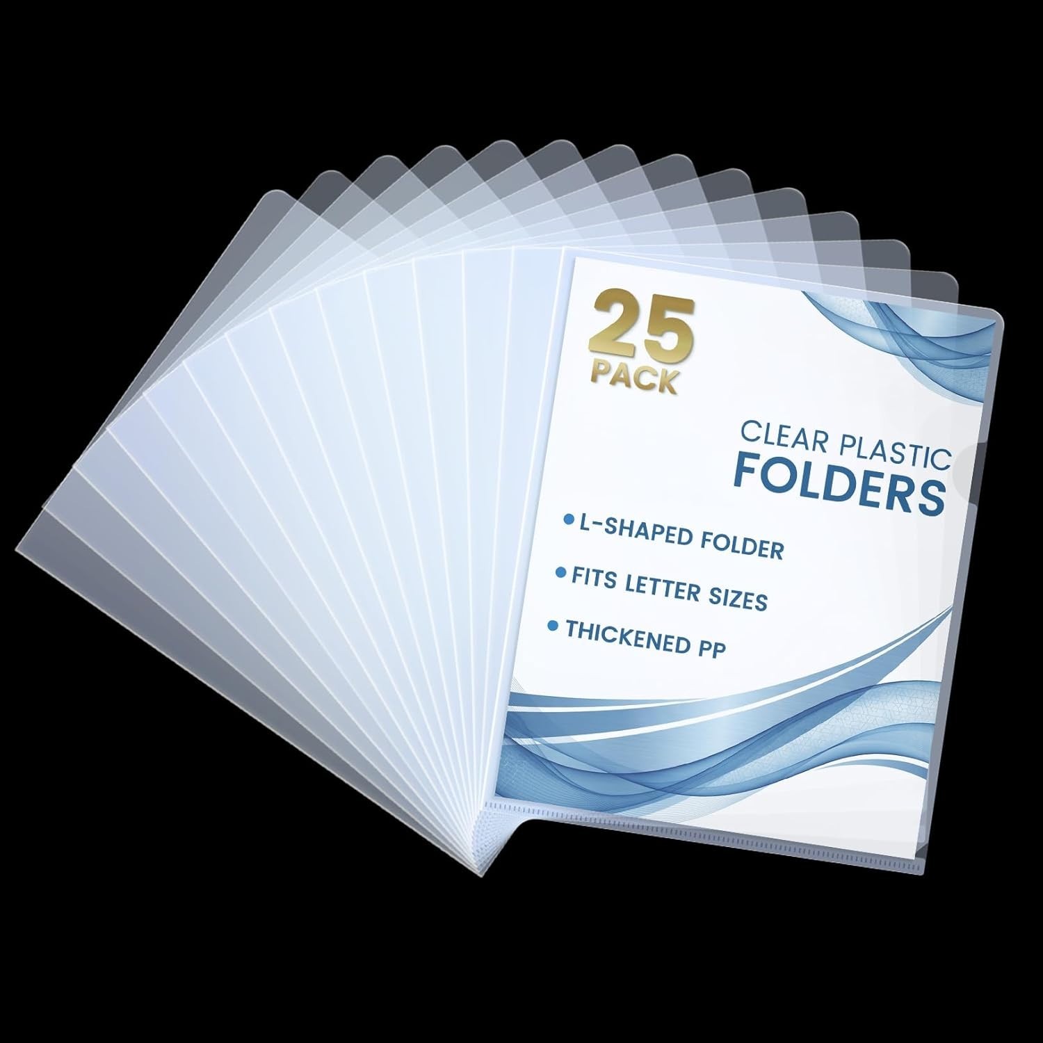 Quality 25 Clear Document Sleeves – Letter Size, Easy Thumb Opening