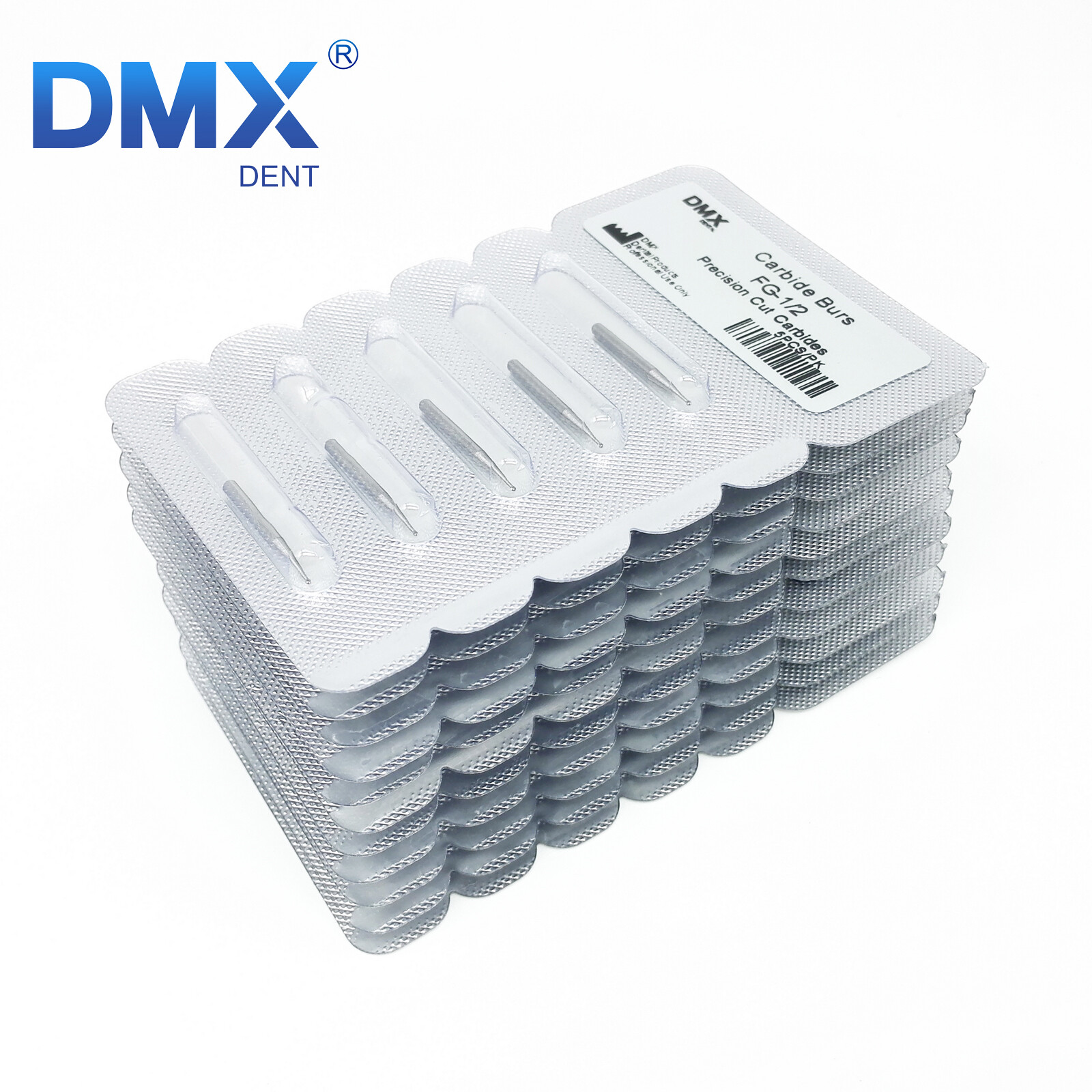 DMXDENT Dental Operative Bur Tungsten Carbide Round FG 1/4 1/2 2 3 4 5 6 7 8# A