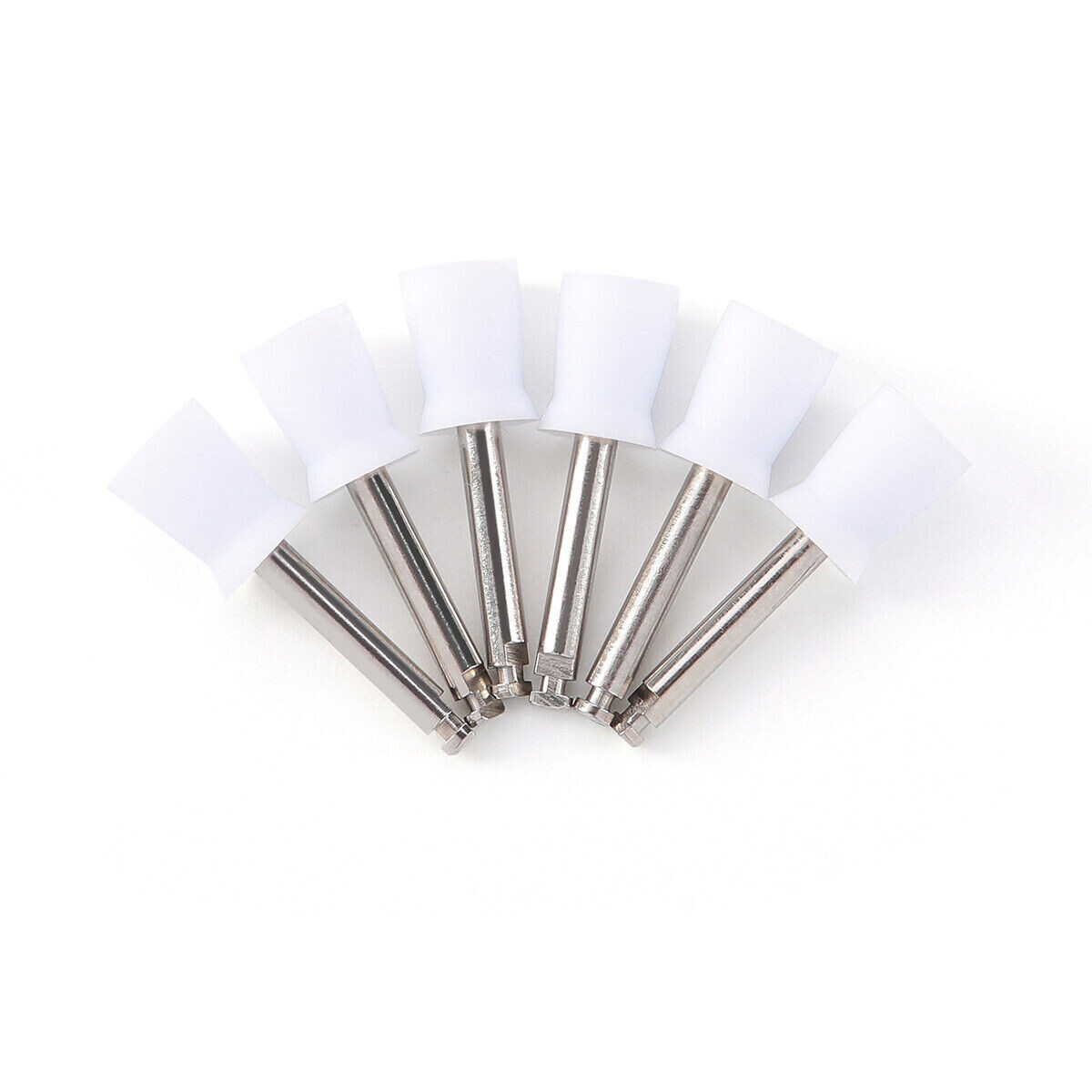 100 Pcs Dental Prophy Polishing Brush Nylon Bristle Flat/Tapered Prophylaxis RA