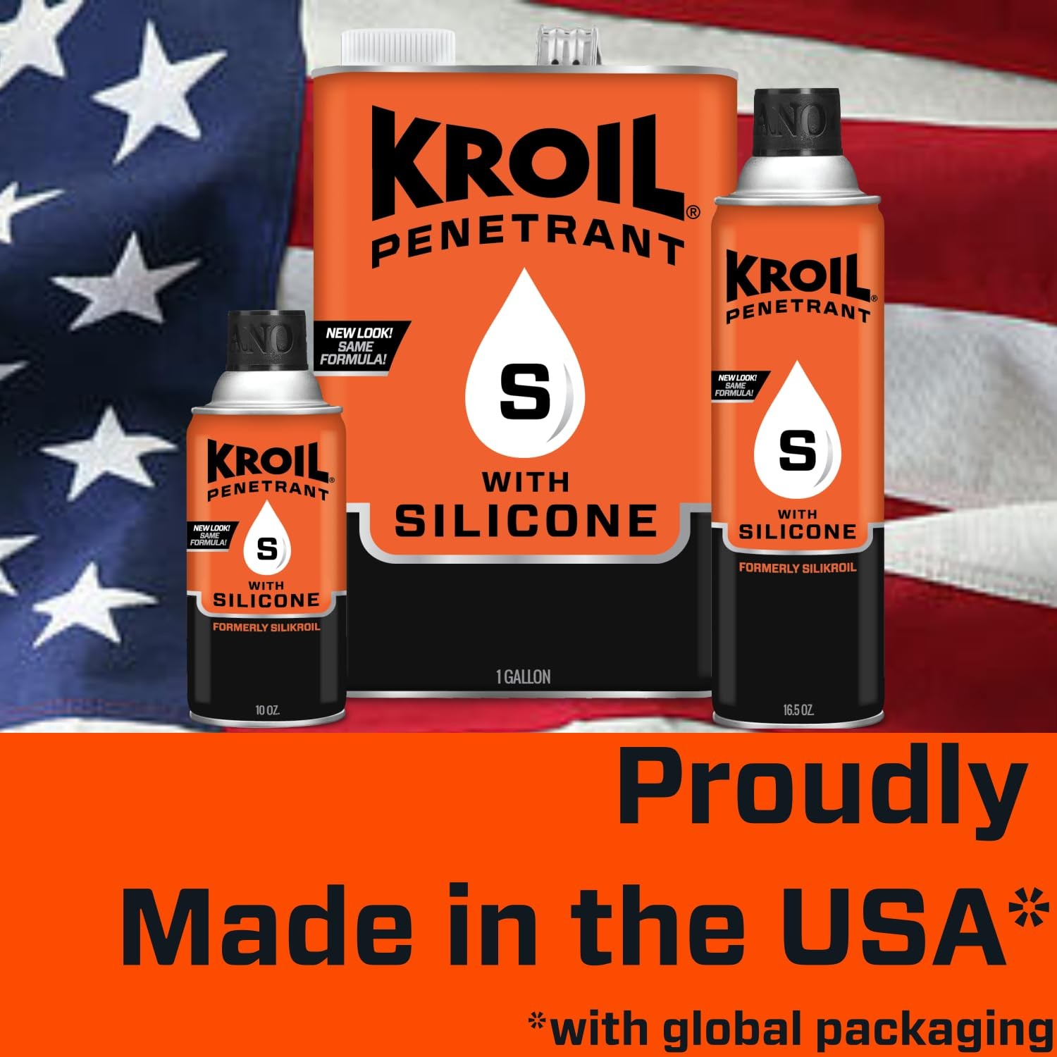 Kroil Penetrating Oil with Silicone (Aerosol Spray-10oz Can-Single)