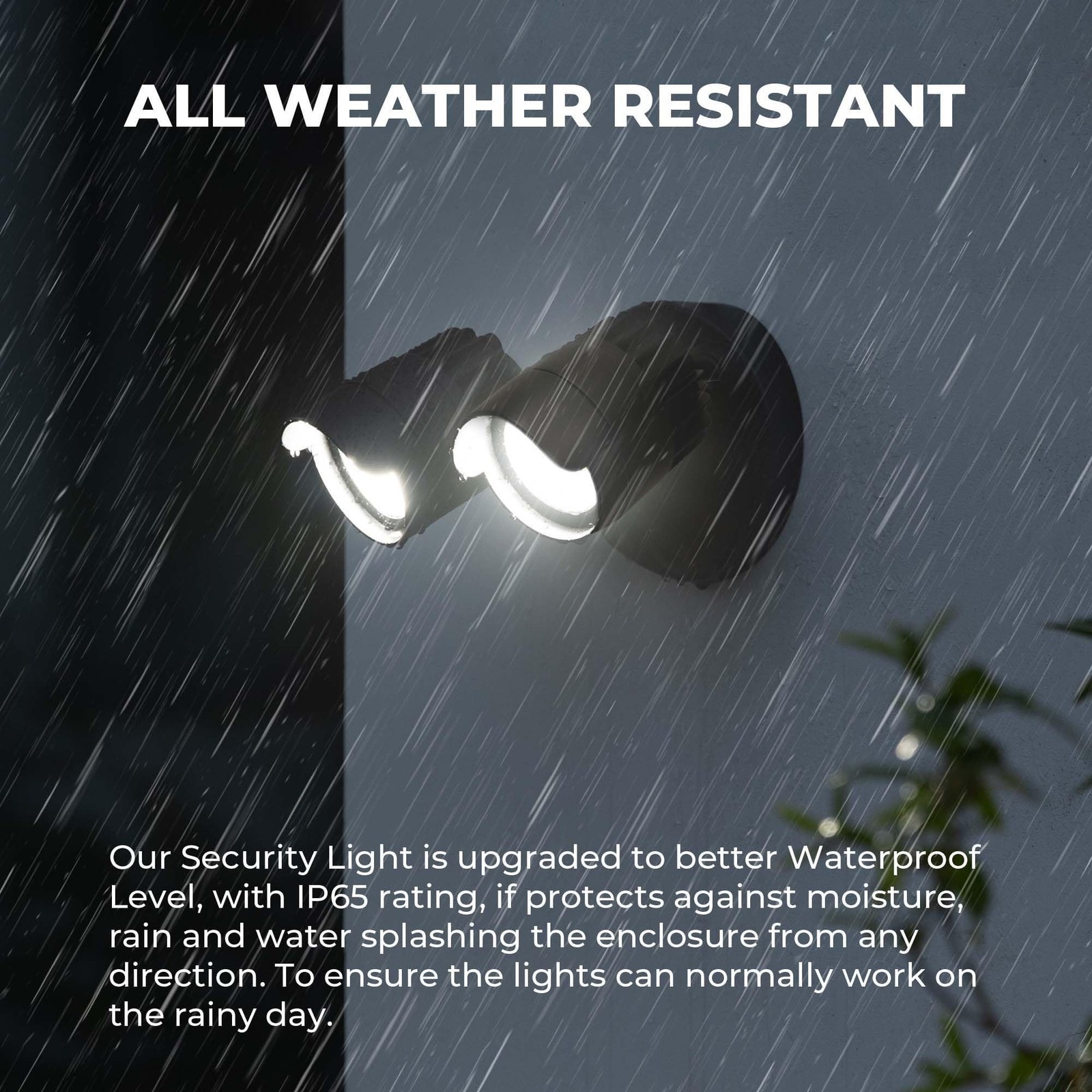 LED Flood Lights Outdoor, 34W 3500LM 5000K Daylight, IP65 Waterproof Security…