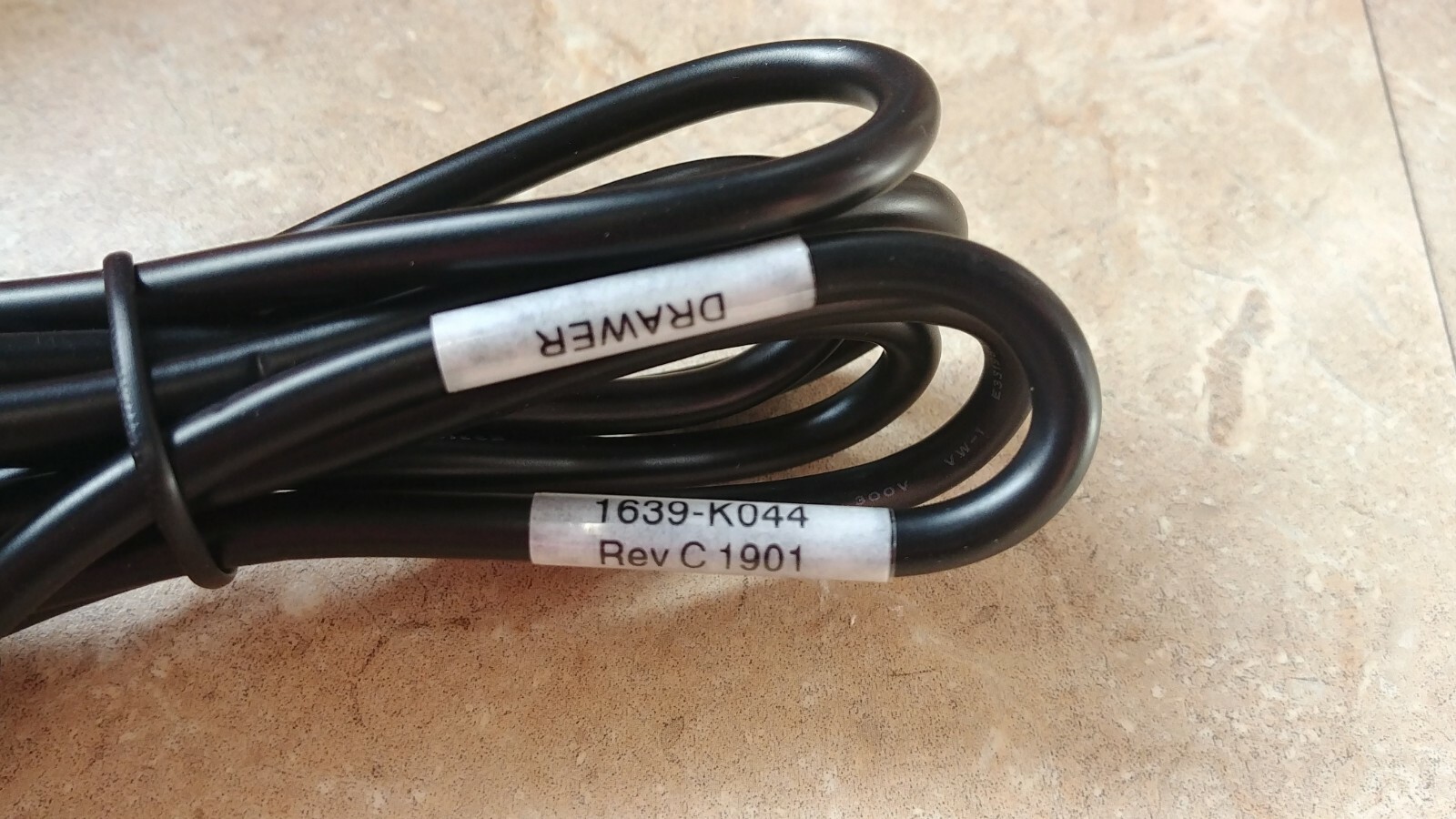 NCR 1639-K044 Kick Cable Cord for M-S 12 Volt 12V Cash Drawer Fits Aloha CB10321