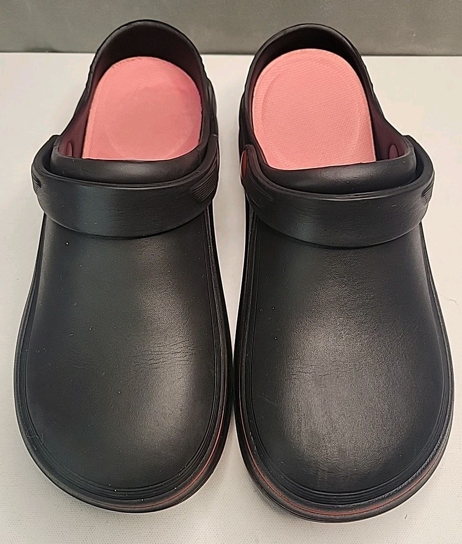 Unisex Chef Shoes Non-Slip Oil Resistant Kitchen Work Clogs Mens 8 Womens 10