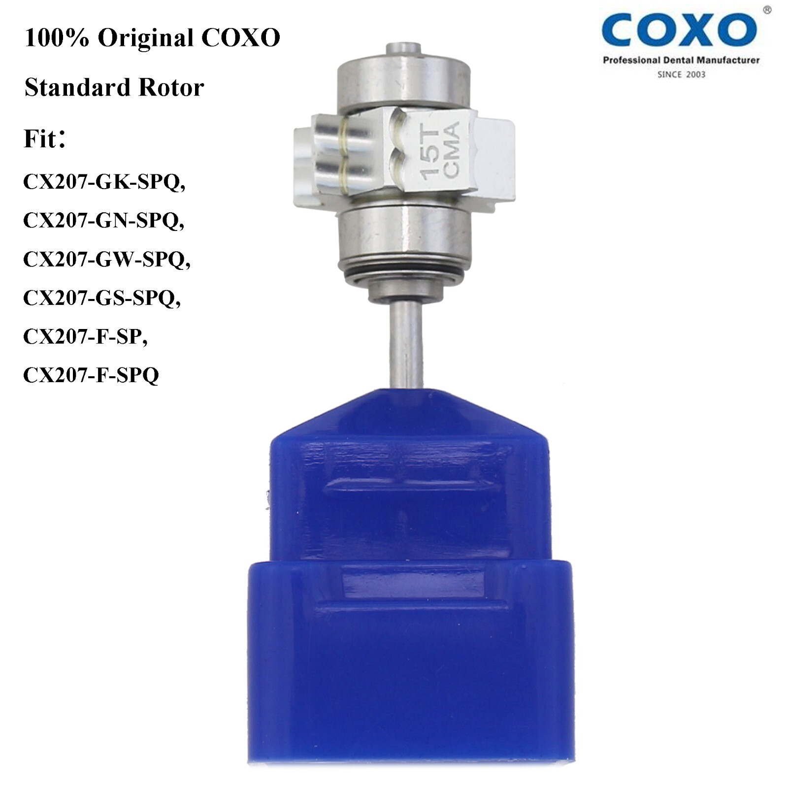 COXO Dental Fiber Optic Handpiece High Speed Turbine For Kavo NSK Sirona Coupler