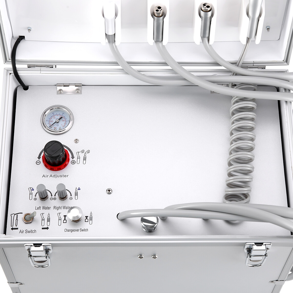 Portable Dental Delivery Unit Turbine Air Compressor /Auto-water Supply Trolley