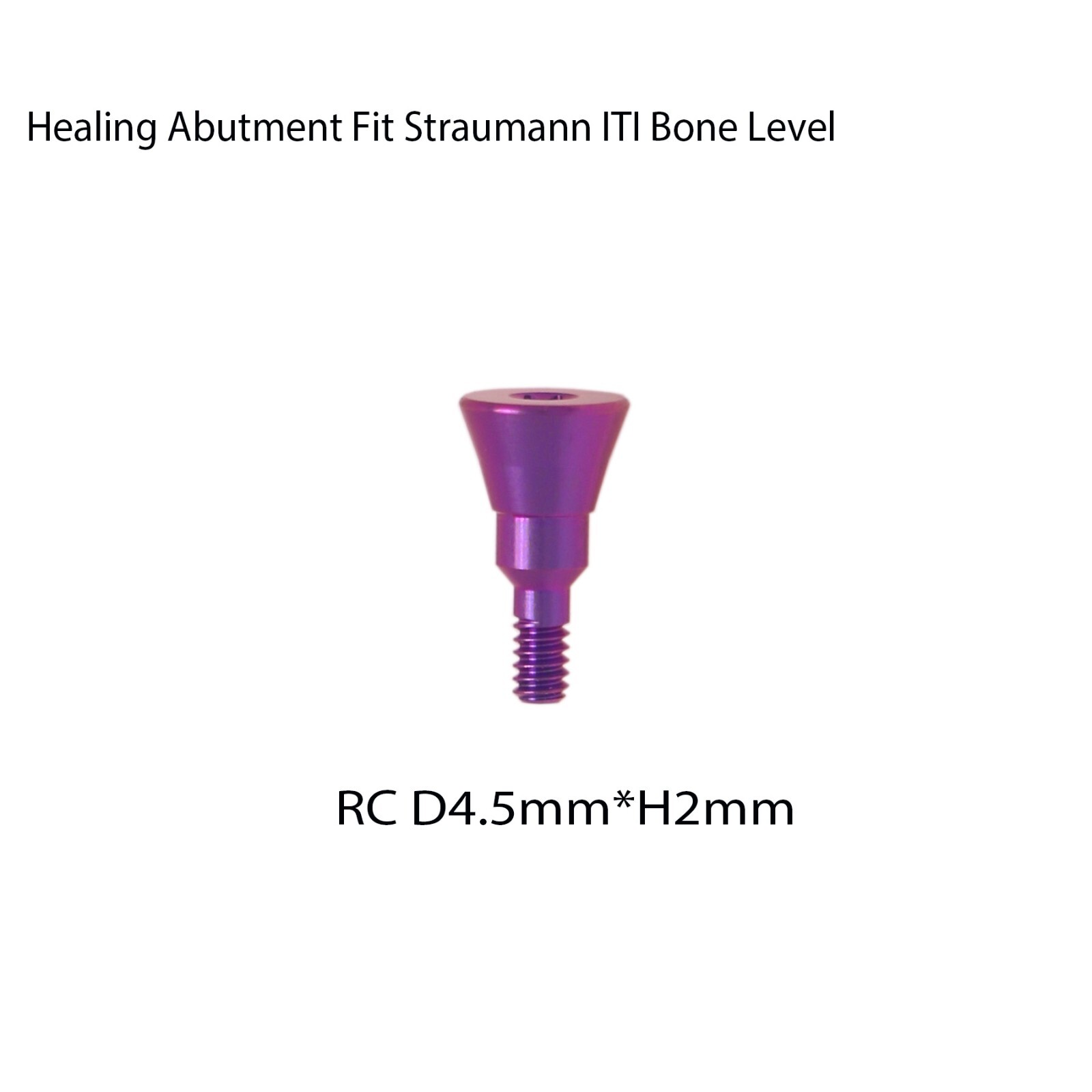 US Dental Healing Abutment NC/RC fits Straumann ITI BL/BLT Cover Screw Cap Ø4.5