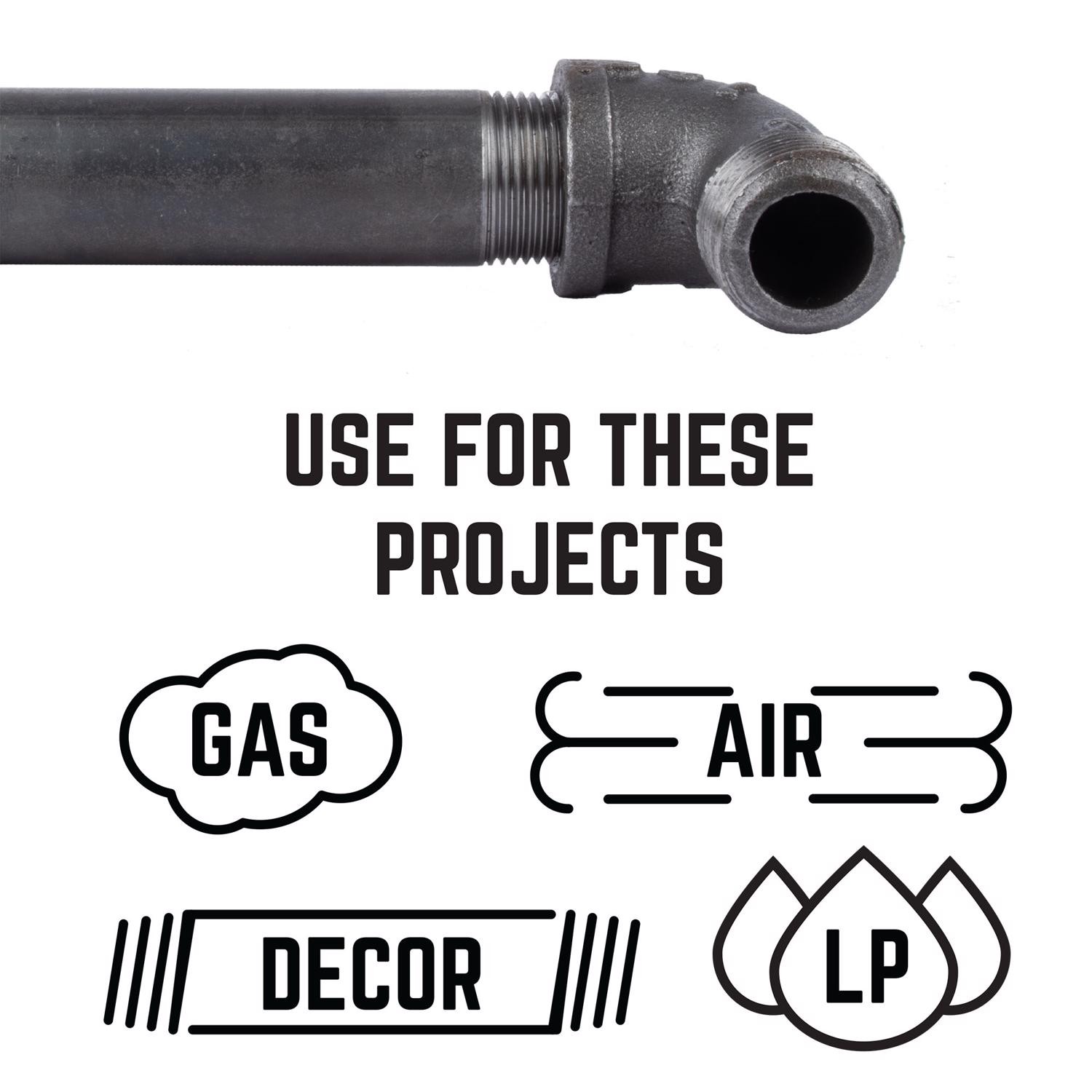BK Products 520-304BG Black Malleable Iron Street Elbow 3/4 FPT in. (Pack of 5)