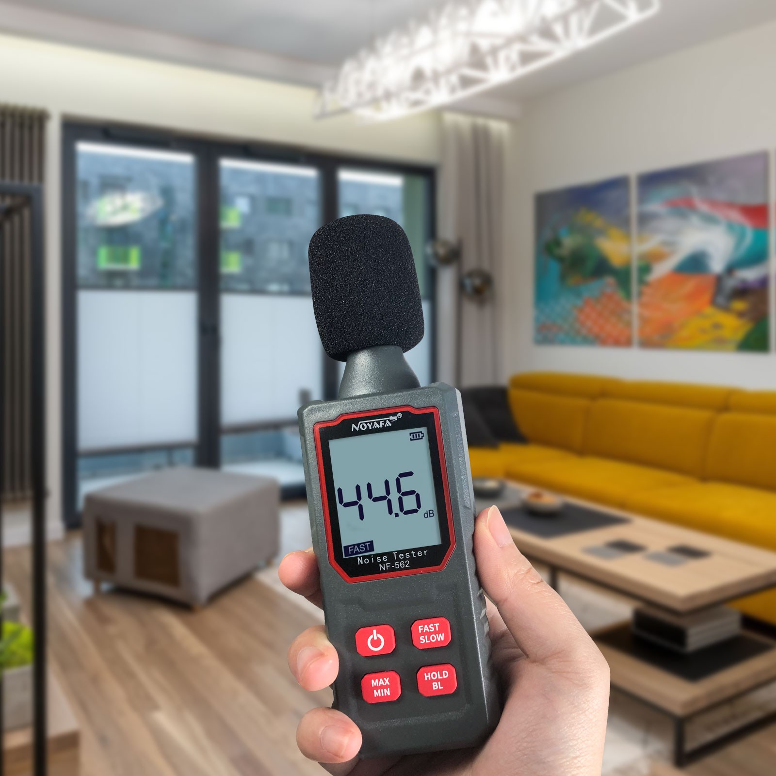 30-130dBA Digital Decibel Meter Noise Meter Handheld Sound Level A Double Meter