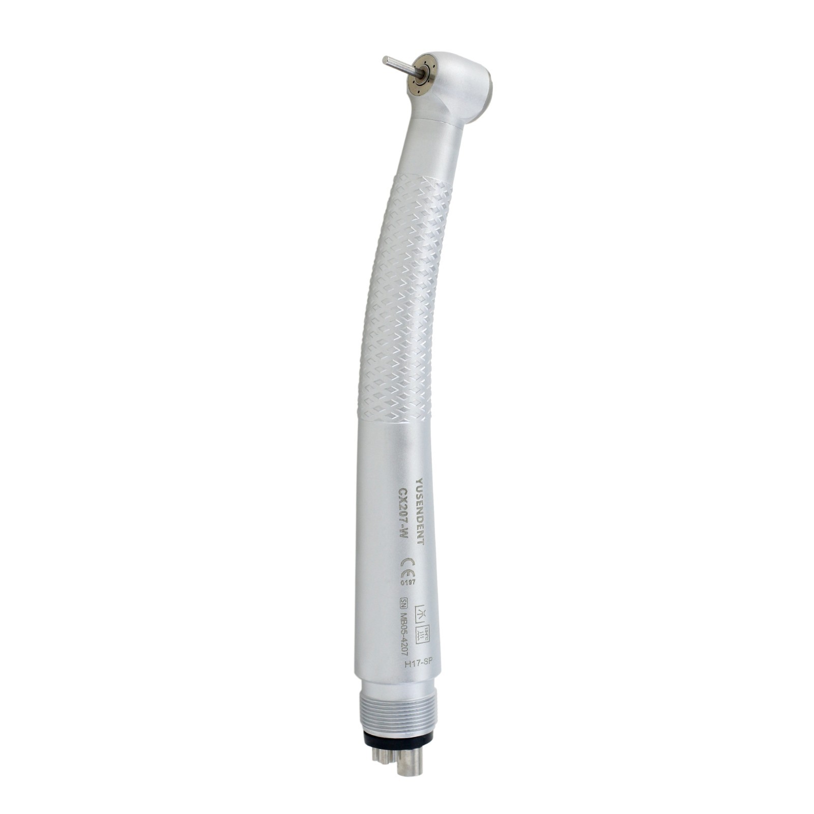 COXO Dental High Speed Handpiece 4 Hole Air Turbine CX207-W 3 Spray Push Button