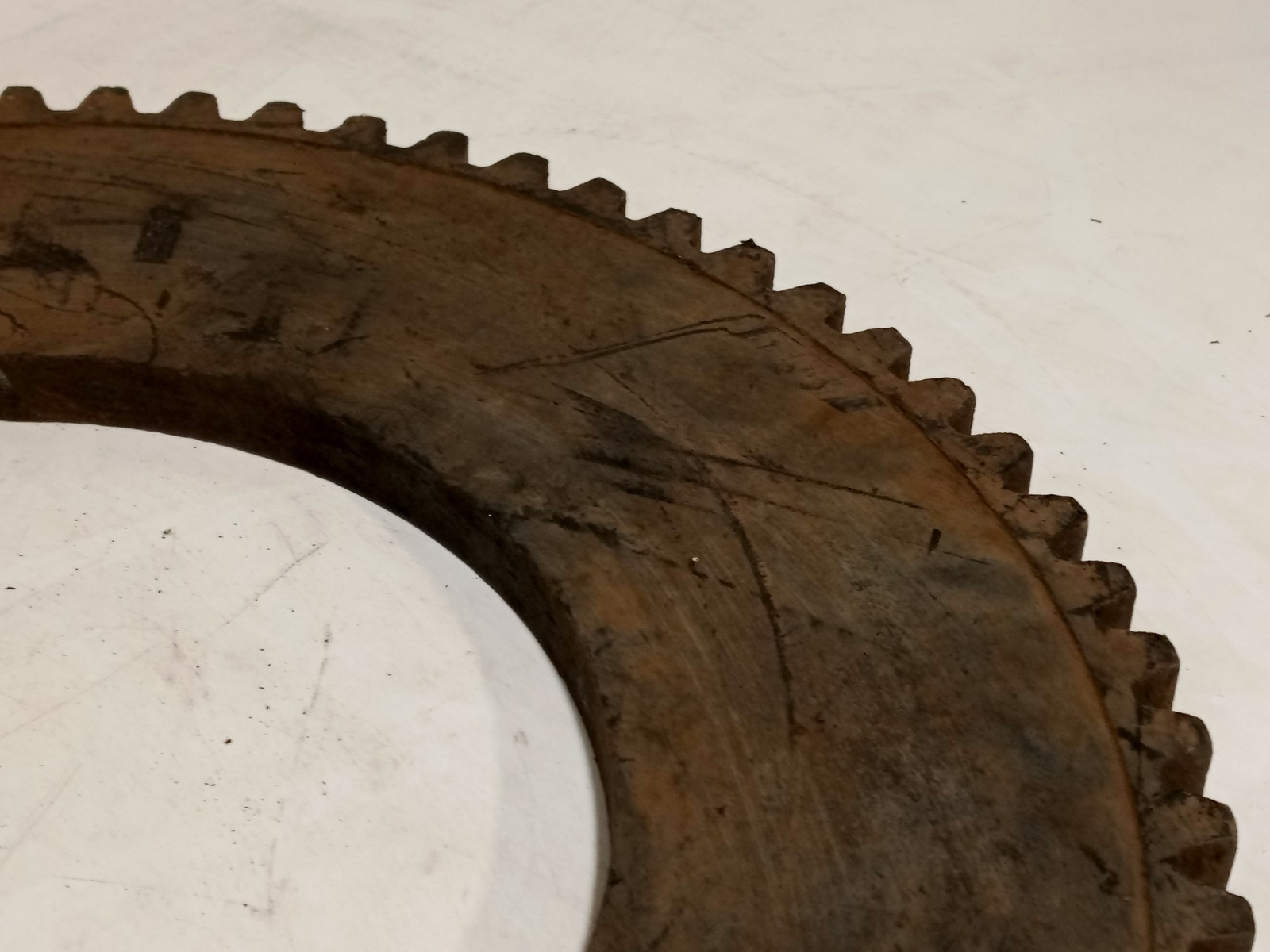 Unbranded 17.5OD 9.340ID steel ring gear industrial machine gear as shown