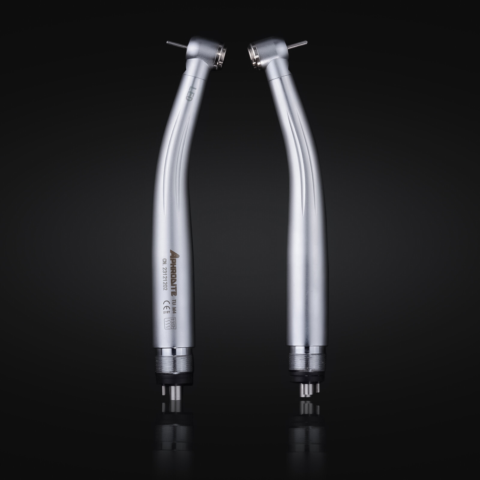 NSK Type Dental LED High Speed Handpiece Internal Triple Spray Push Button 4H CE