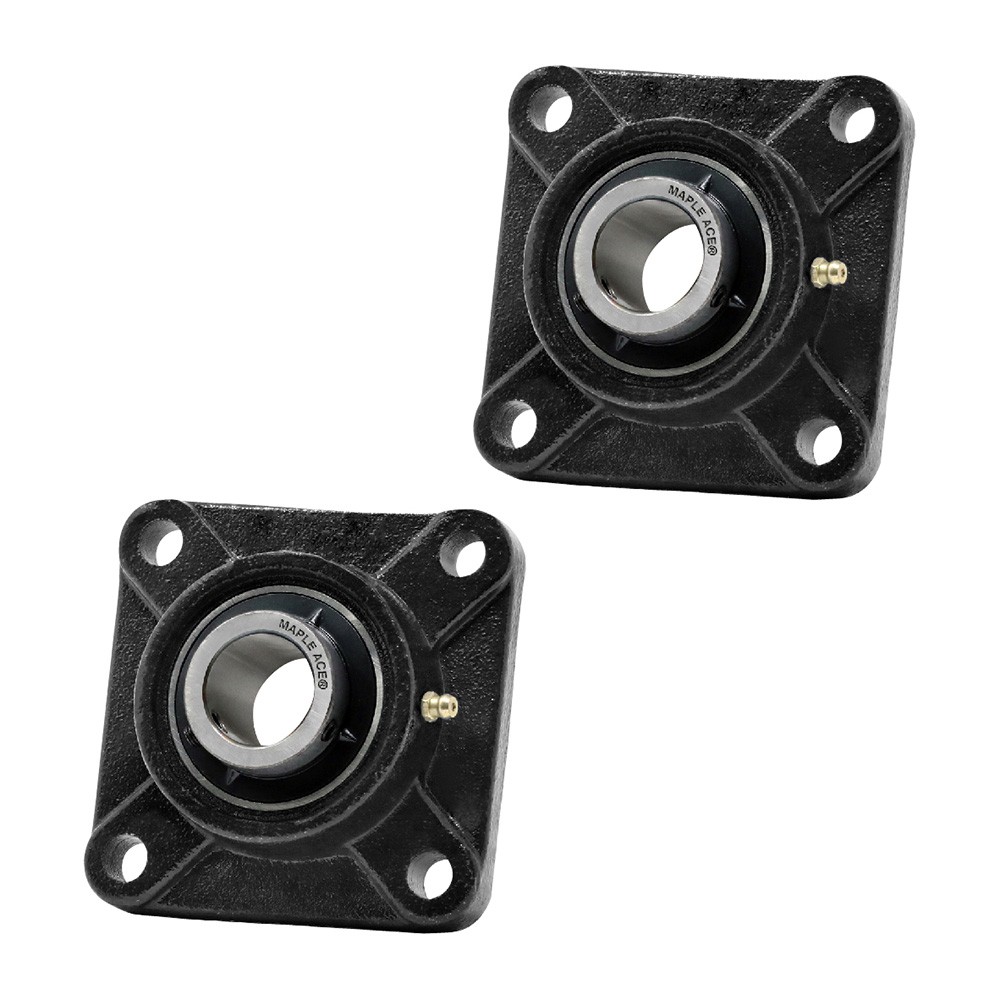 UCF212-39 Flange Bearing 2-7/16″ Bore, 4-Bolt Self-Aligning, Solid Base (Qty 2)