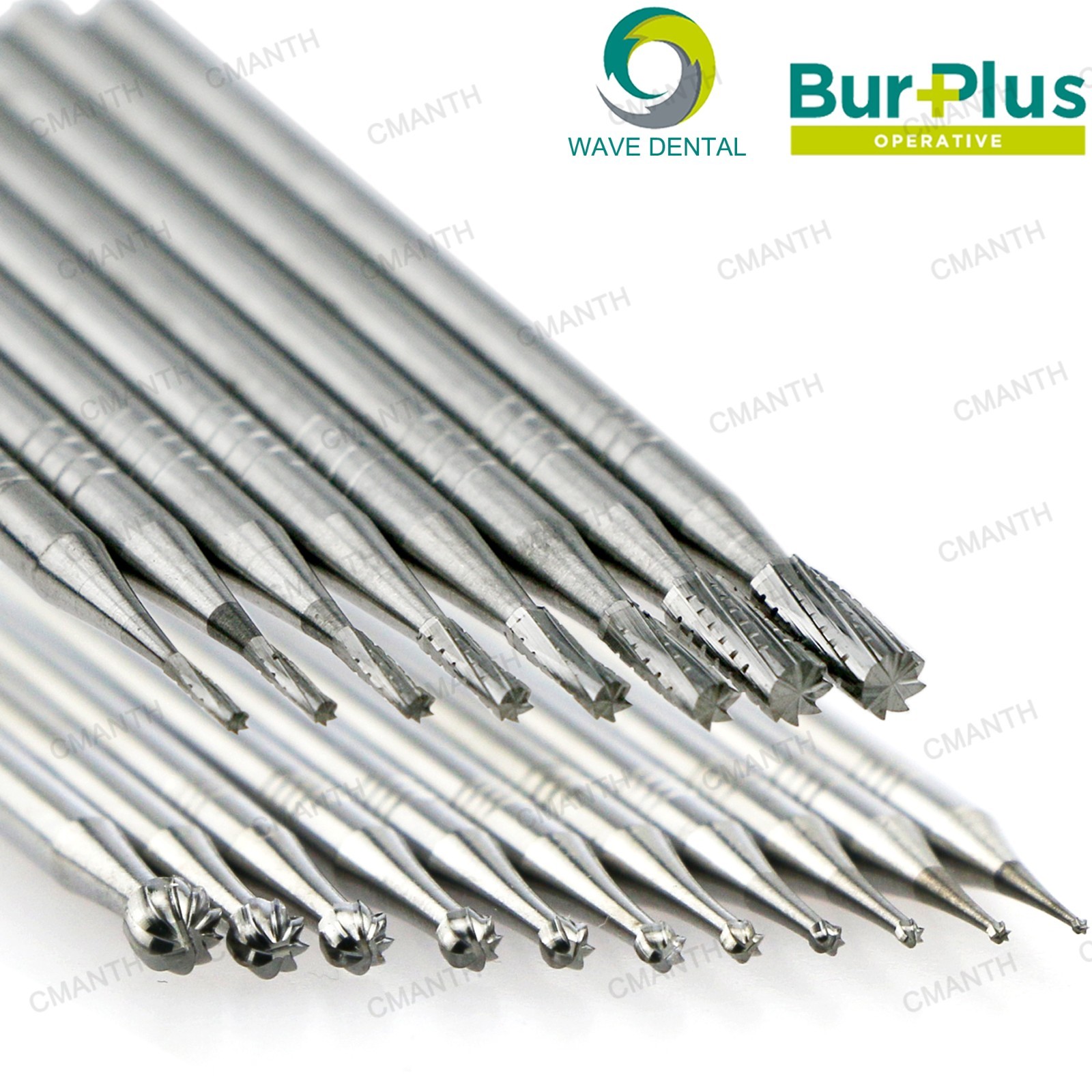 WAVE Dental Burs FG 1-10 Surgical Carbide Bur Friction Grip Round For High Speed