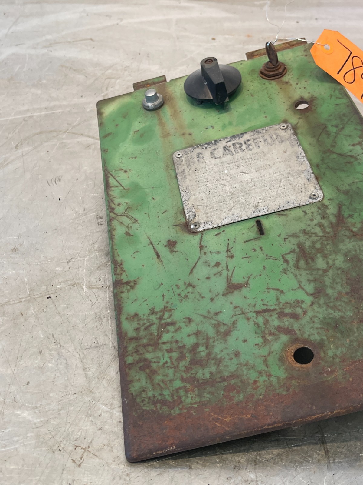 1967 John Deere 4020 Tractor Lower Dash Key Switch Panel