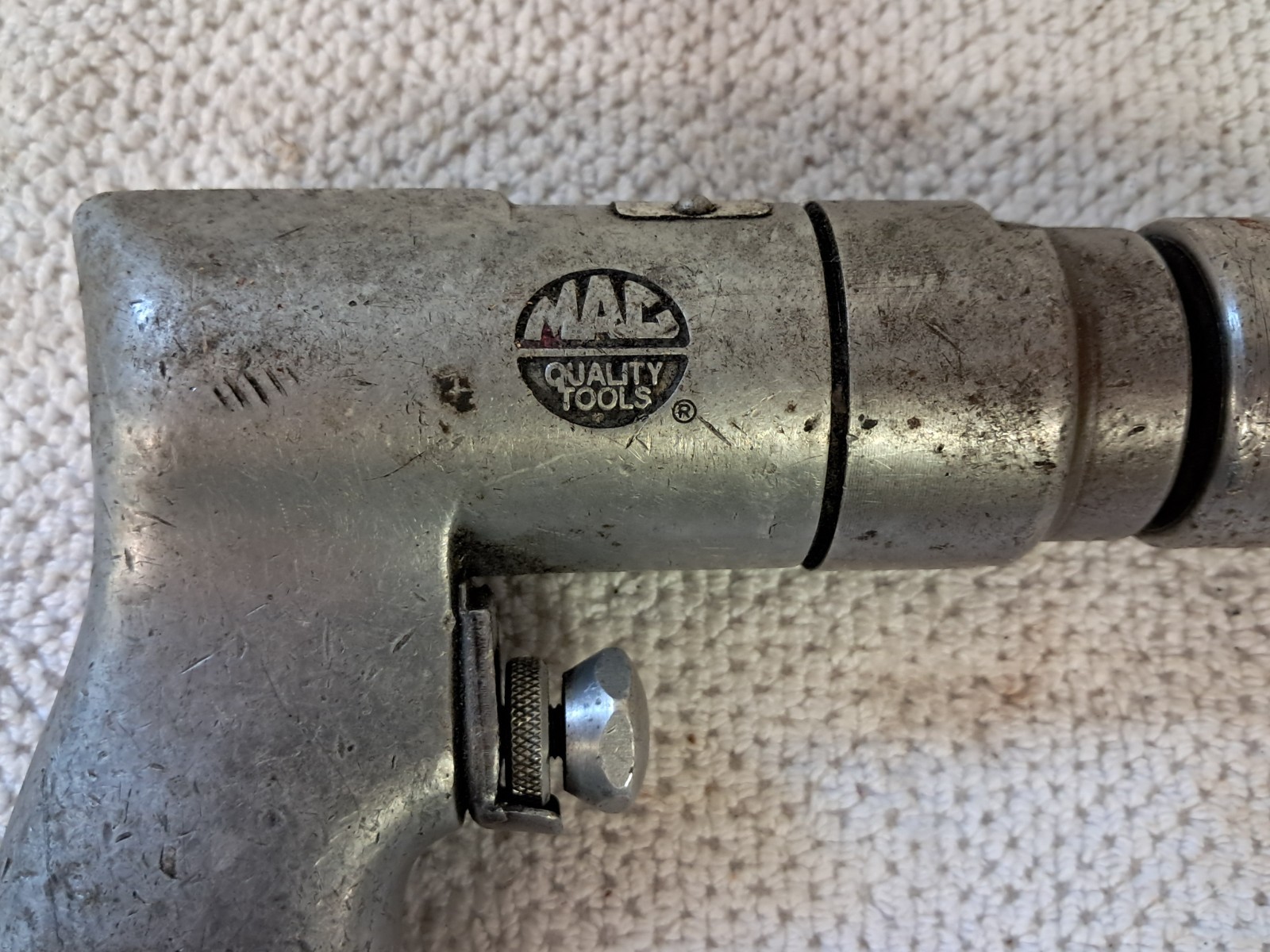 Vintage Mac and Blue Point Pistol Grip Pneumatic Air Drills Lot of 2 Works