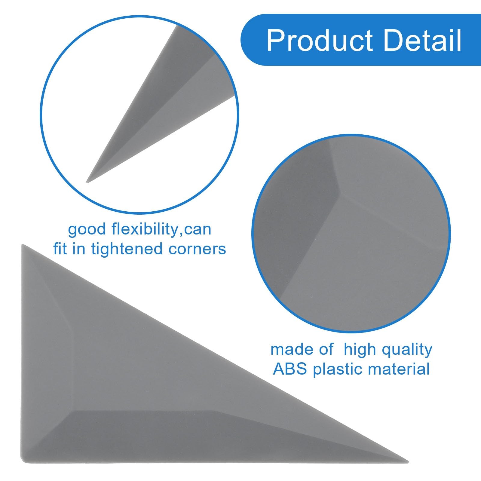 5Piece Tint Squeegee Card Scraper Vinyl Wrap Tool ABS Plastic for Car Window Ti