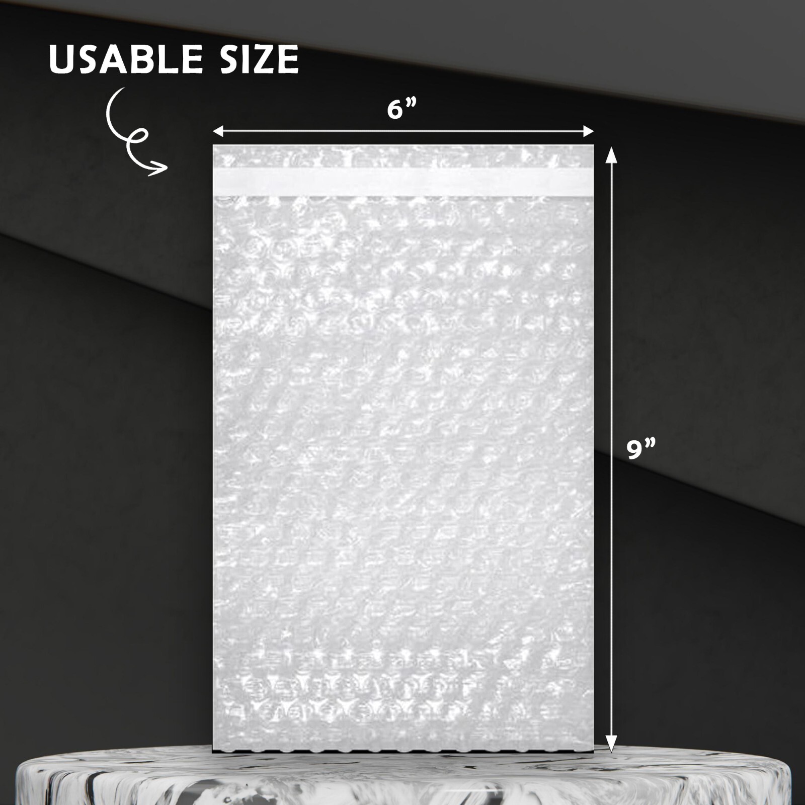 Fantasybuy 250 Pack 6″x 9″ Clear Bubble Pouch Bags, Bubble Cushioned Pouches