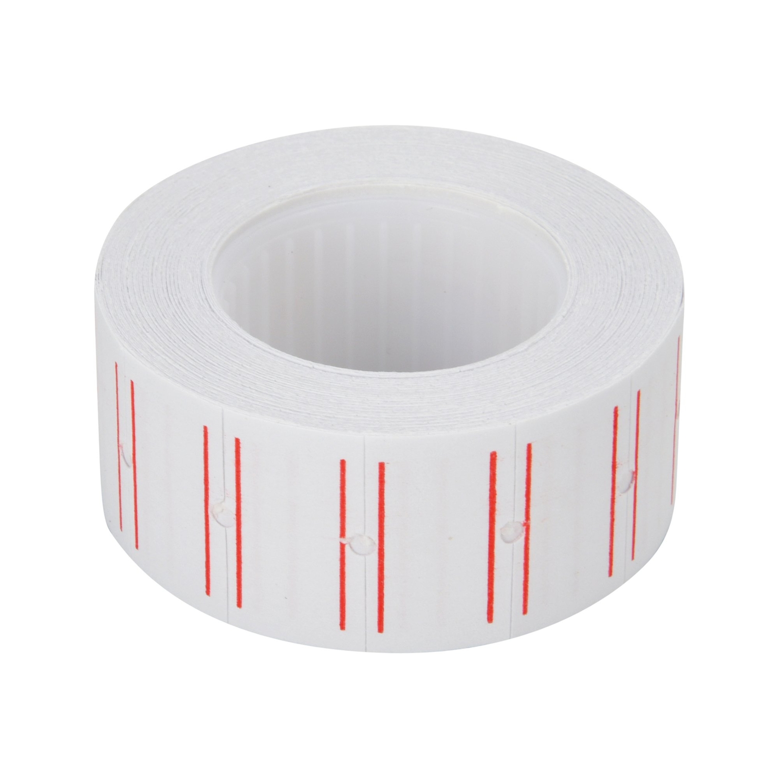 20 Rolls 600/Roll White Red Line Price Gun Paper Tag Labels Free Ink for MX 5500