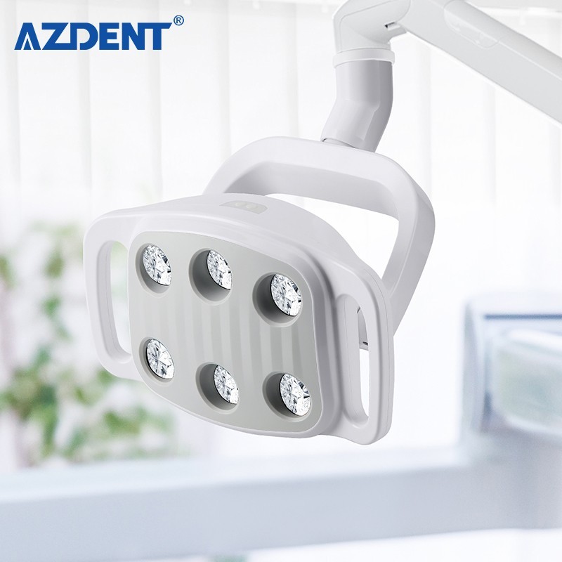 9W Dental 6 LED Lamp Oral Light Surgical Lamp For Unit Chair Induction Sensor