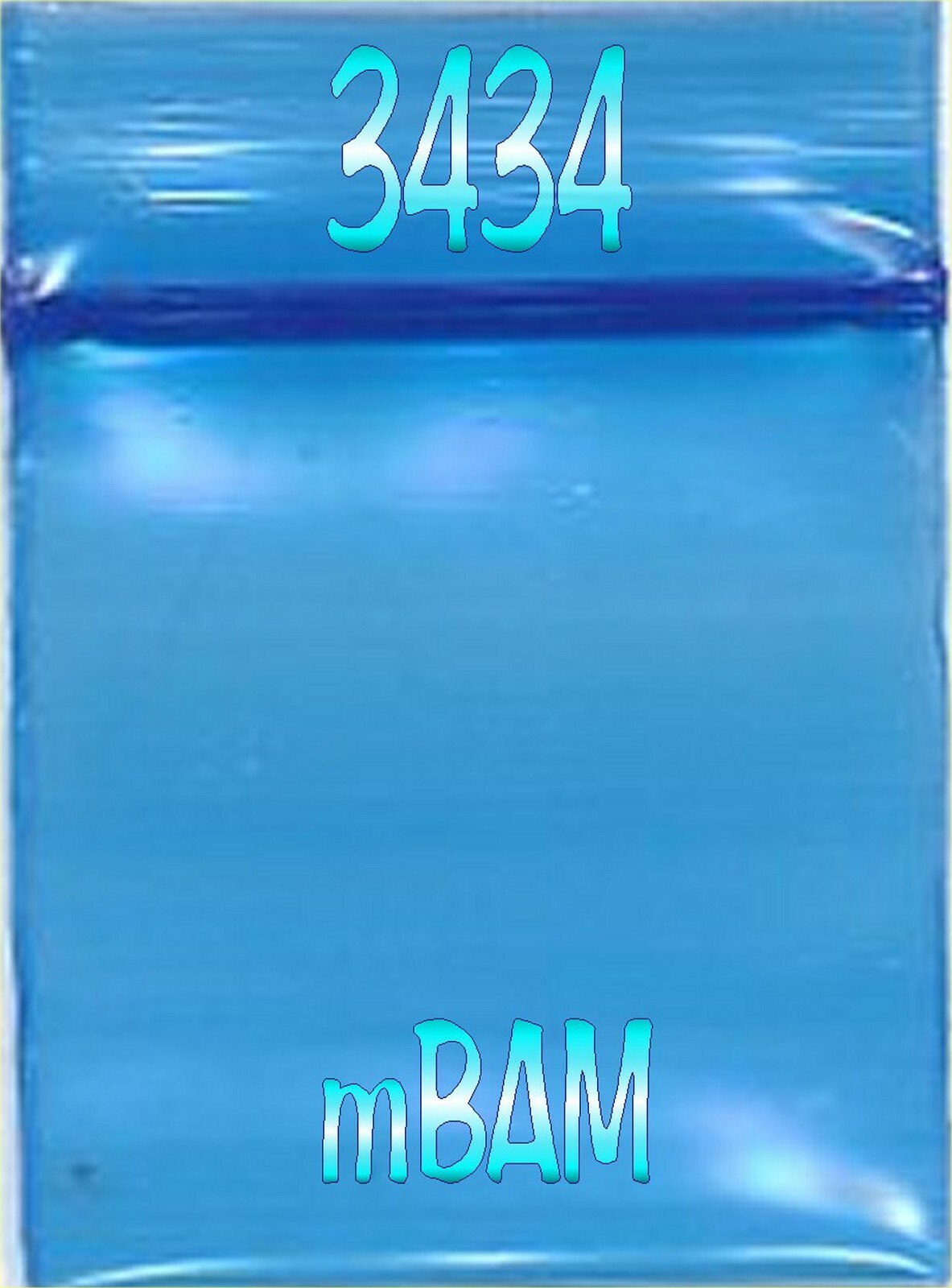100 3434 2.5 3.0 MIL COLOR LOT APPLE MINI ZIP BAGGIES .75x.75″ BLACK BLUE+