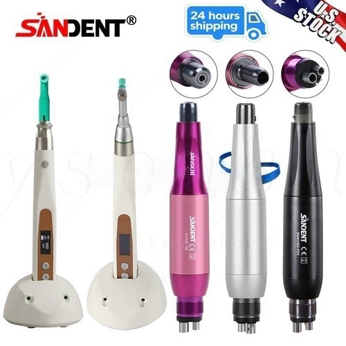 Dental Electric Hygiene Prophy Handpiece 360° Swivel Polishing Angles 5 Types
