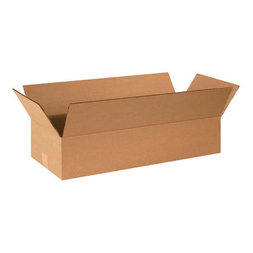 24 x 8 x 4″ Long Corrugated Boxes, ECT-32 Brown Shipping/Moving Boxes 25 Boxes