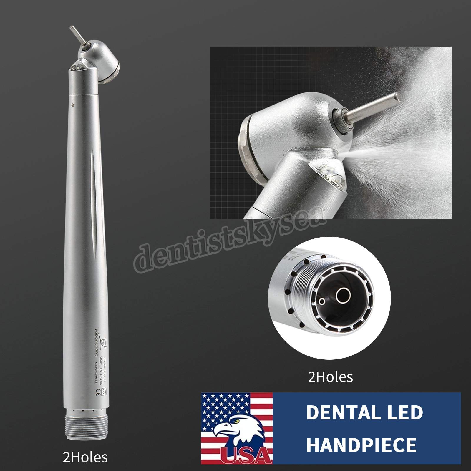 45Angle Dental NSK Ti-MAX LED High Speed Handpiece Air Turbine B2 M4 /Cartridge