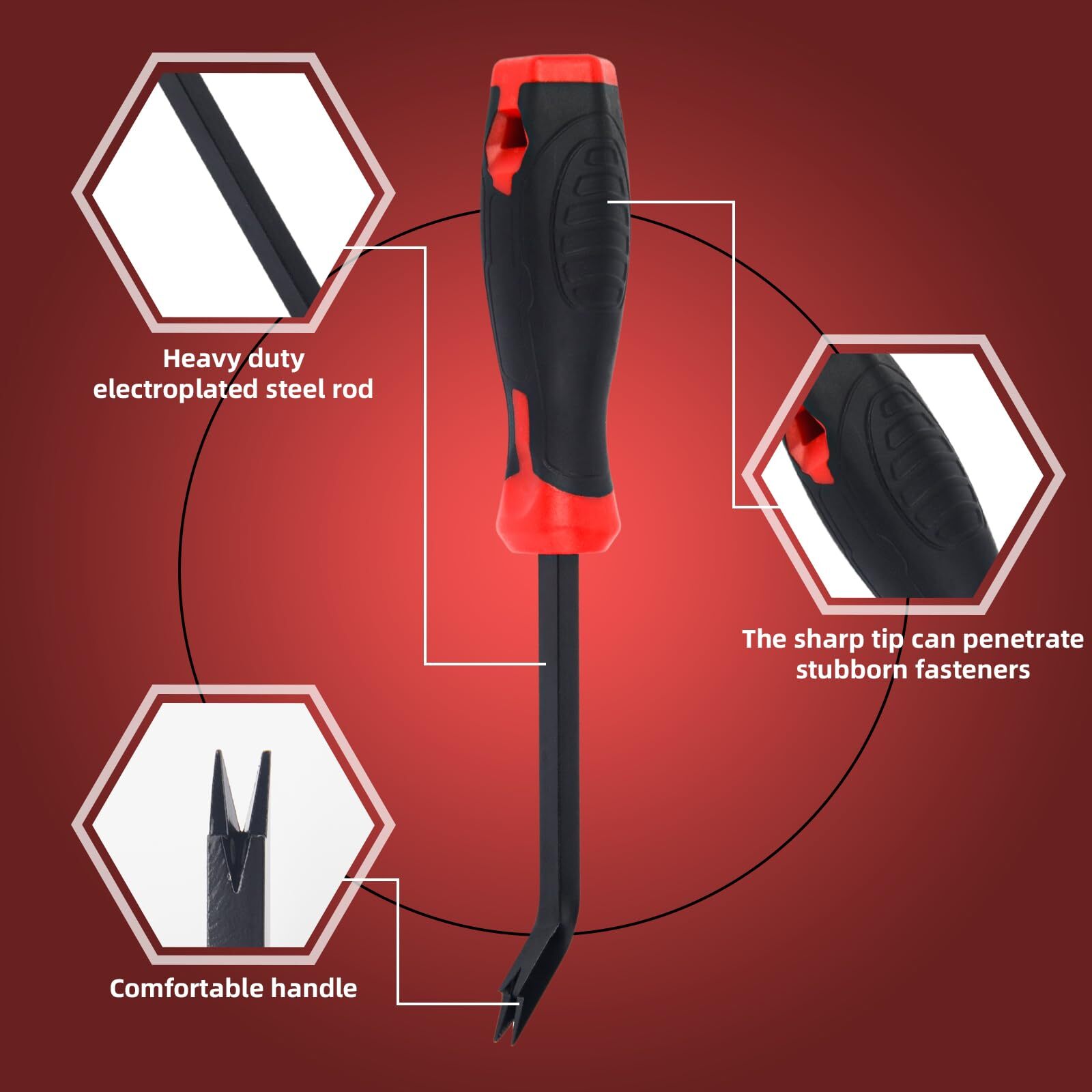 Staple Remover Staple Puller,HeavyDuty Stapler Remover Upholstery Staple Remover