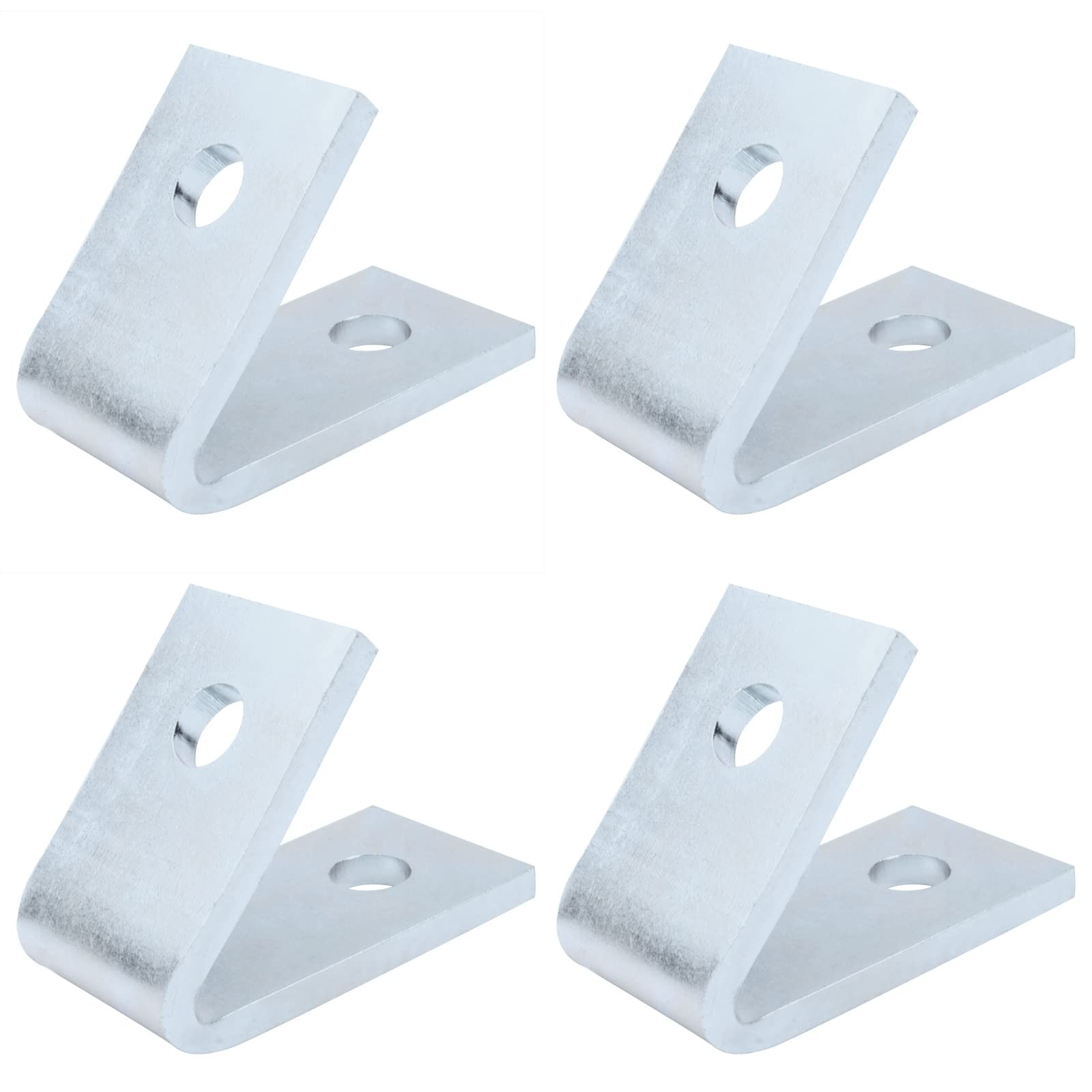 4 Pcs 45 Degree Inside Angle Bracket, 2 Hole Closed Angle Mount for 1-5/8″ St…
