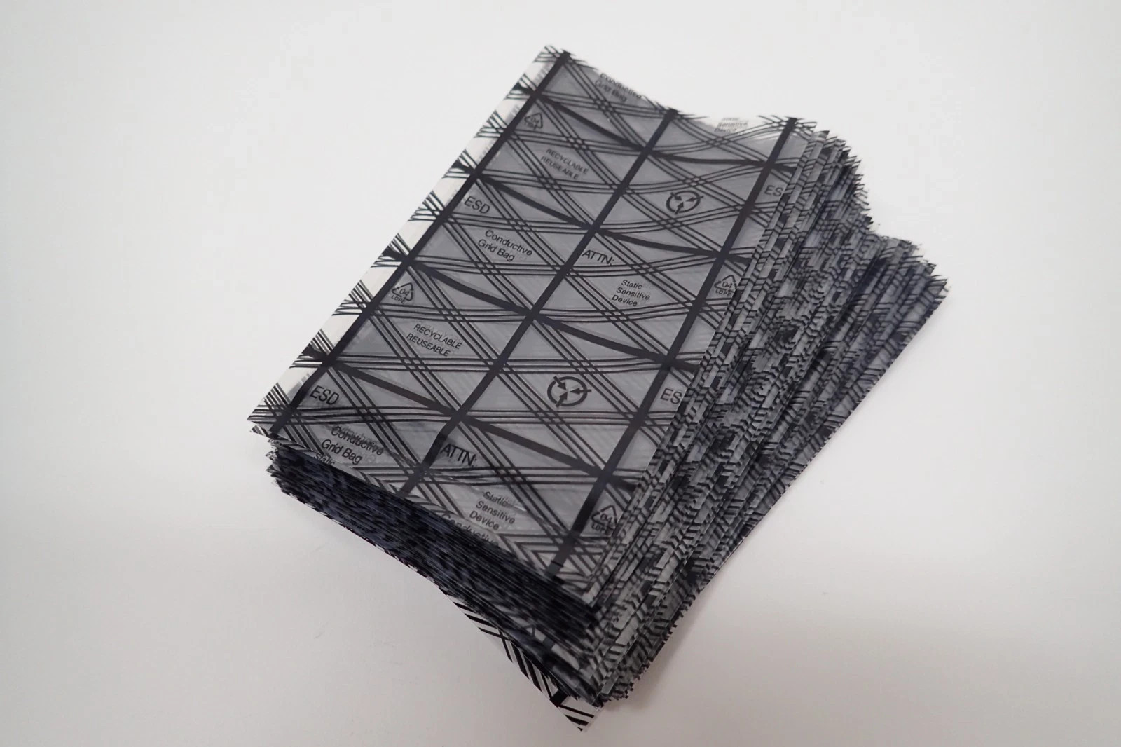 10x 100x 500x 1000x Premium ESD Anti-Static Shielding Bags, 3 x 5″ Open-Top