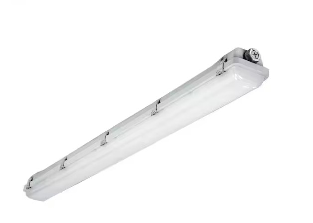 Metalux Vaportite 4 ft. White Integrated LED Industrial Vaportite Selectable CCT
