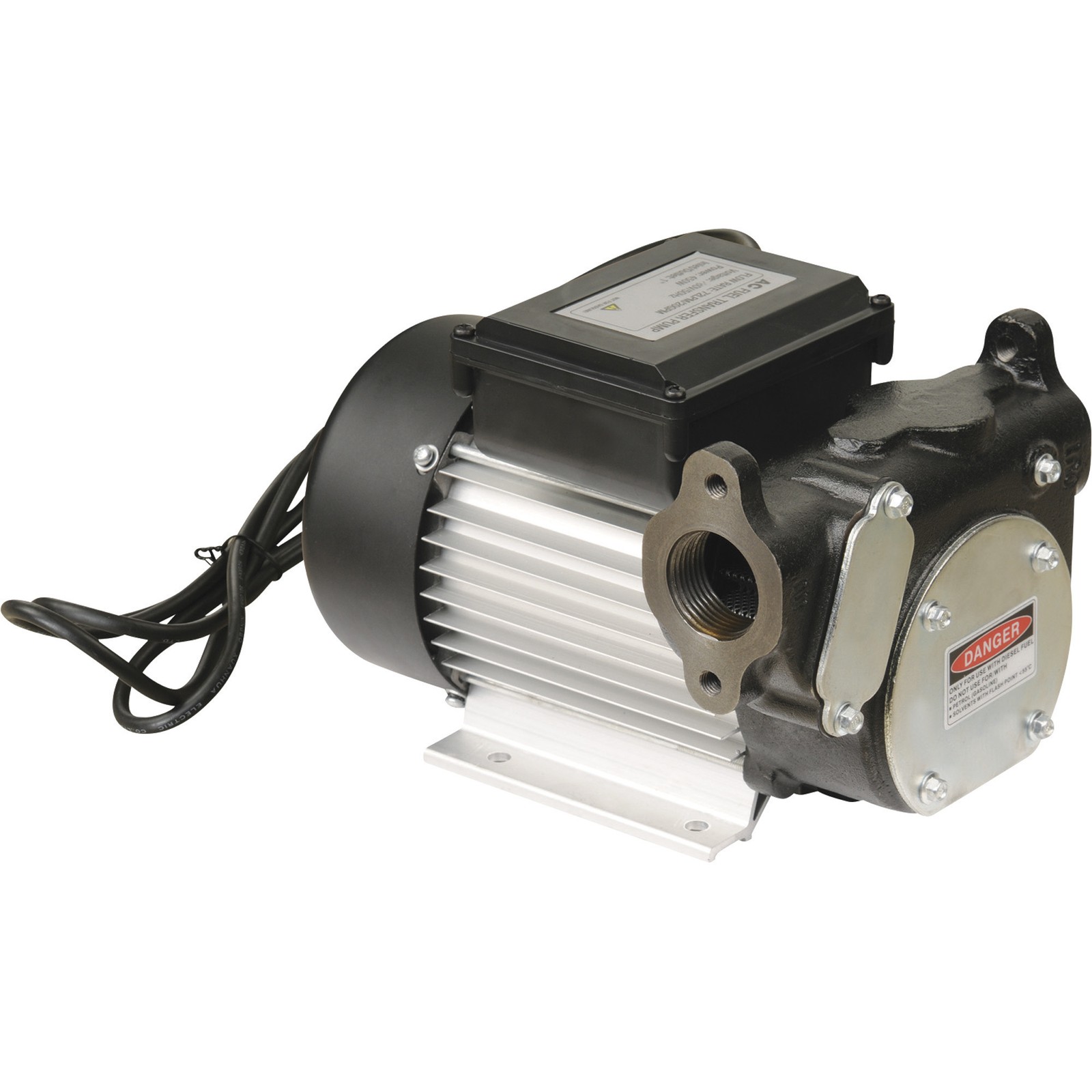 Roughneck Diesel Fuel Transfer Pump, 22 GPM, 120V AC, 26 Max. PSI, Electric