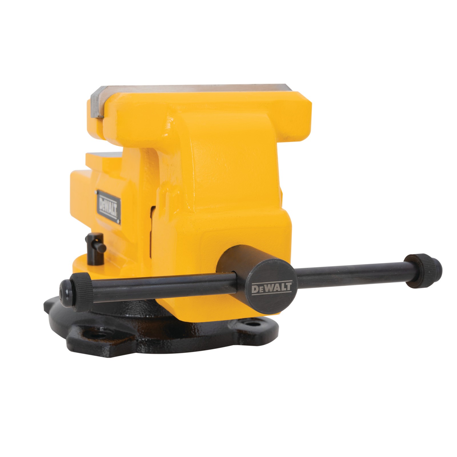 DEWALT 6-Inch 4400lb Capacity Bench Vise with Anvil in Yellow & Black DXMF06BV