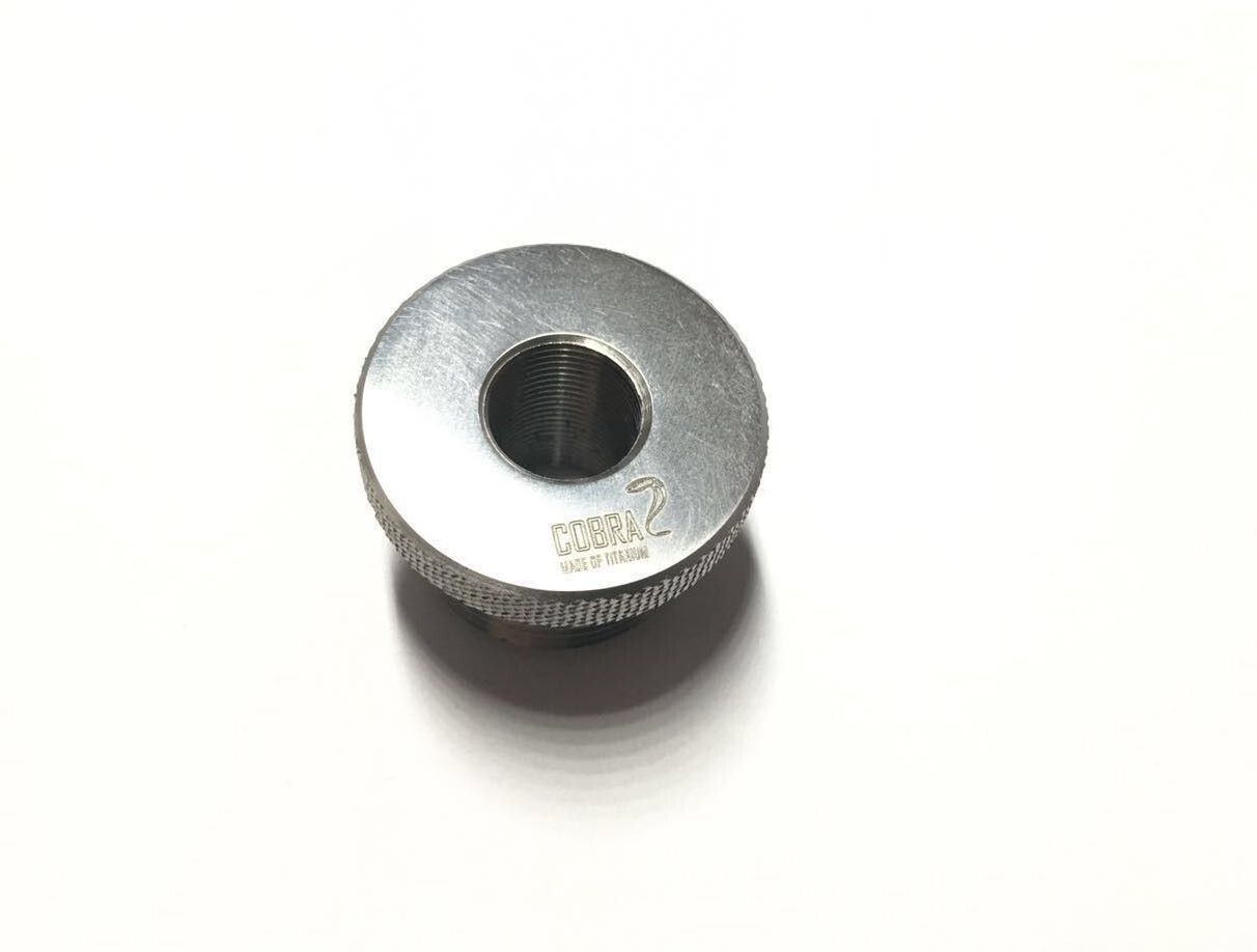 1/2-24 to 3/4 NPT NAPA4003 – Titanium Fitting Filter – Plumbing Adapter