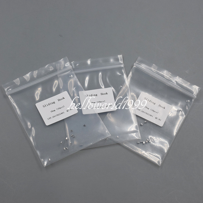 100 Pcs 10 Packs Dental Orthodontic Crimpable Hook Split Sliding Stops General