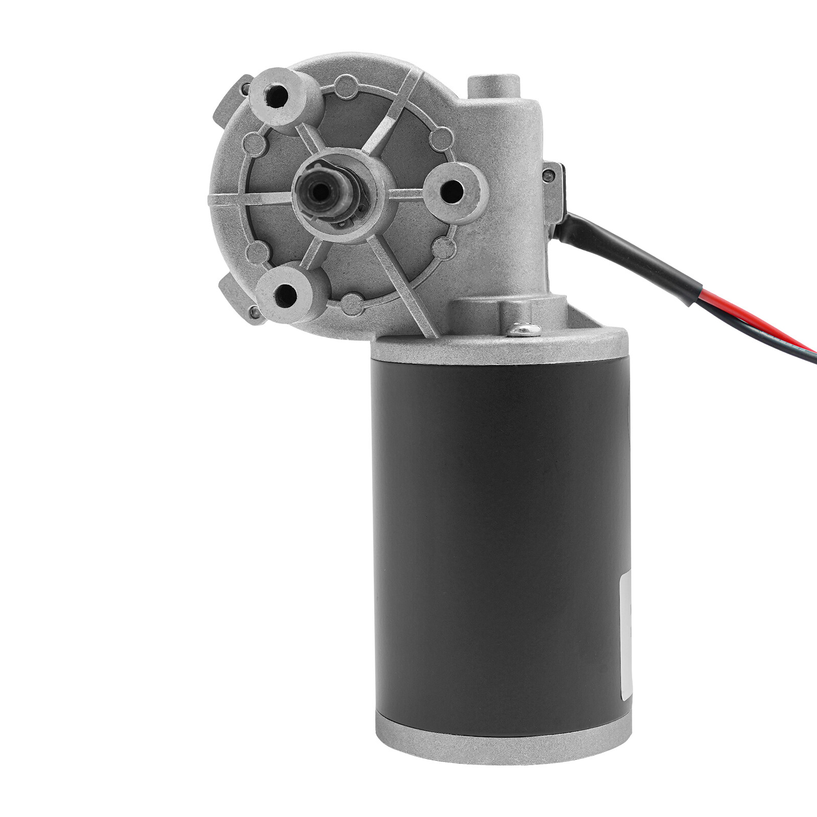 Electric Worm Gear Motor Right Angle Reversible 220 RPM Torque 45W DC 24V