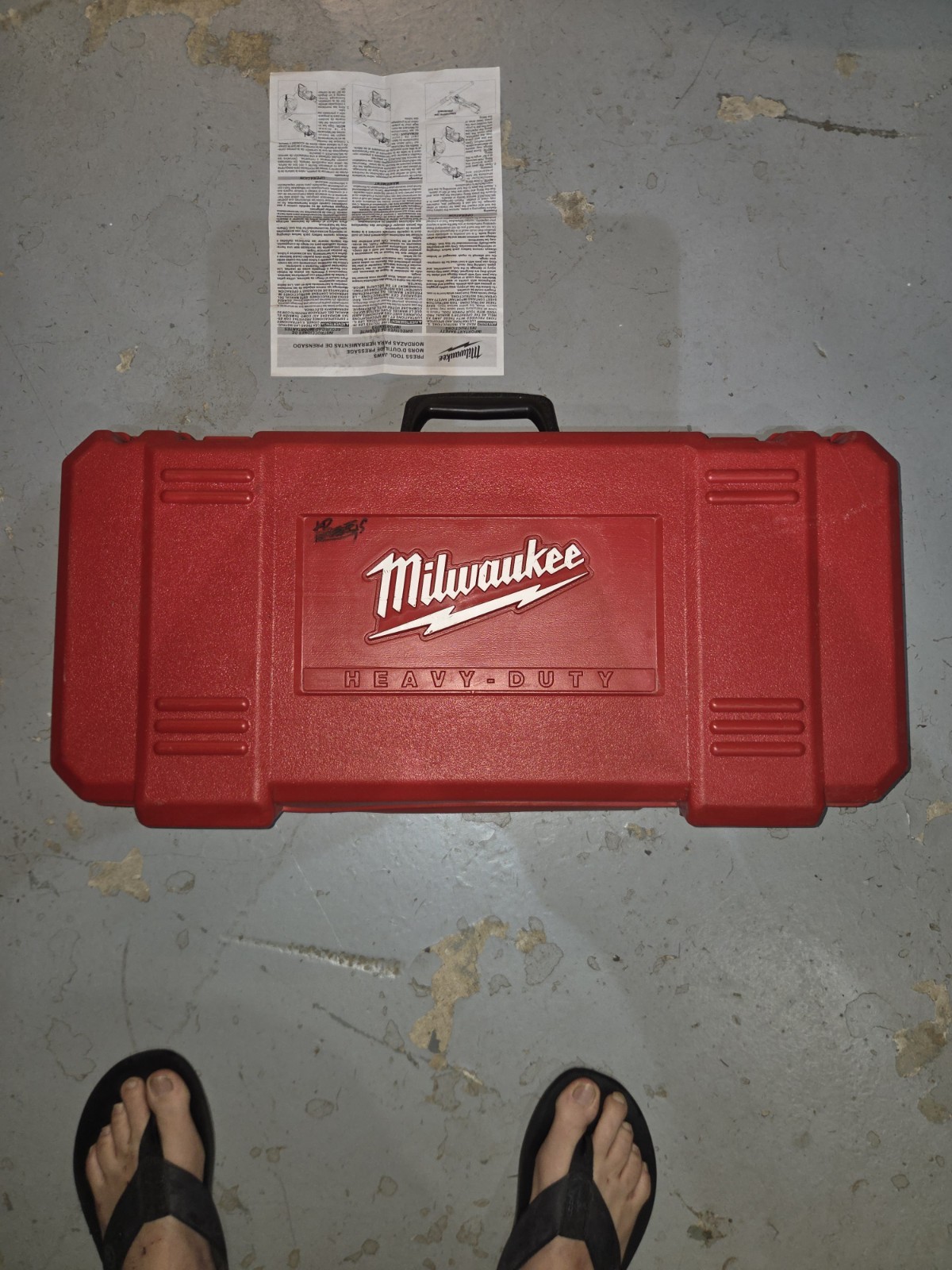 Milwaukee M18 1/2 in.-1 in. Black Iron Press Tool Kit (Case Only)49-16-2696