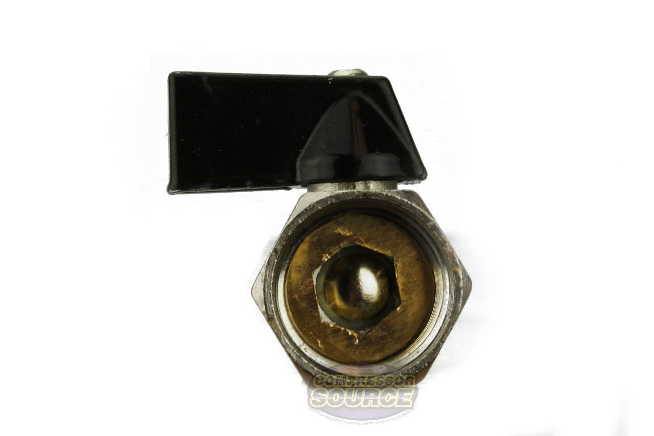 Mini 1/2″ Male 1/2 Inch Female NPT Brass Ball Shut Off Valve Water Air Fluid WOG
